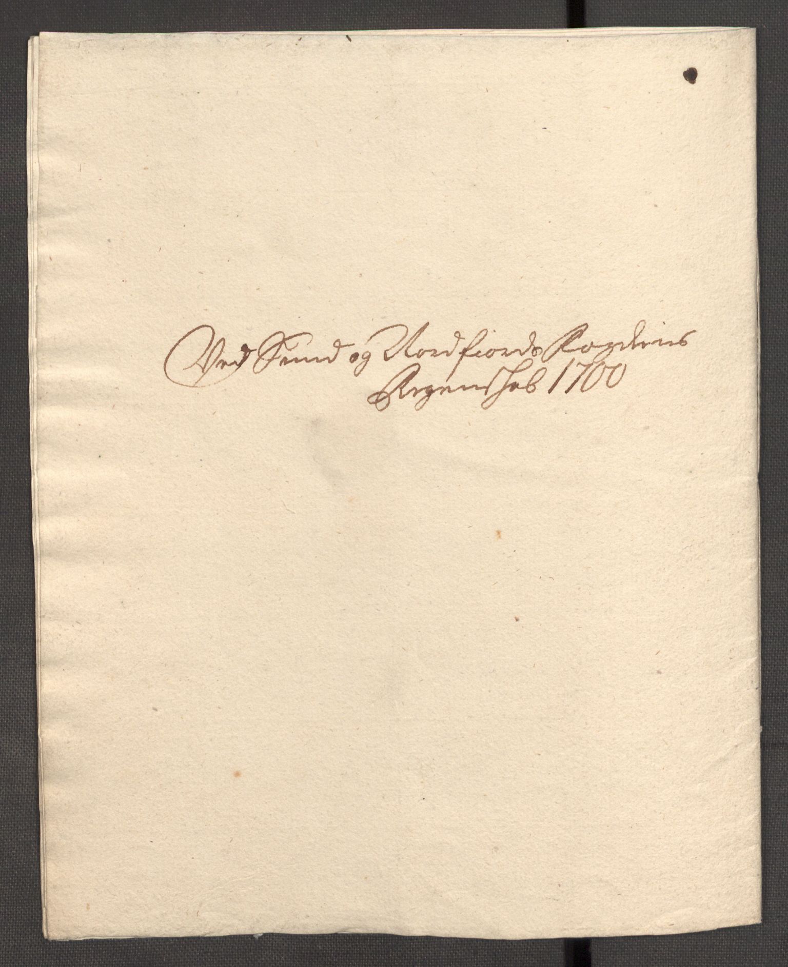 Rentekammeret inntil 1814, Reviderte regnskaper, Fogderegnskap, AV/RA-EA-4092/R53/L3425: Fogderegnskap Sunn- og Nordfjord, 1700-1701, s. 197