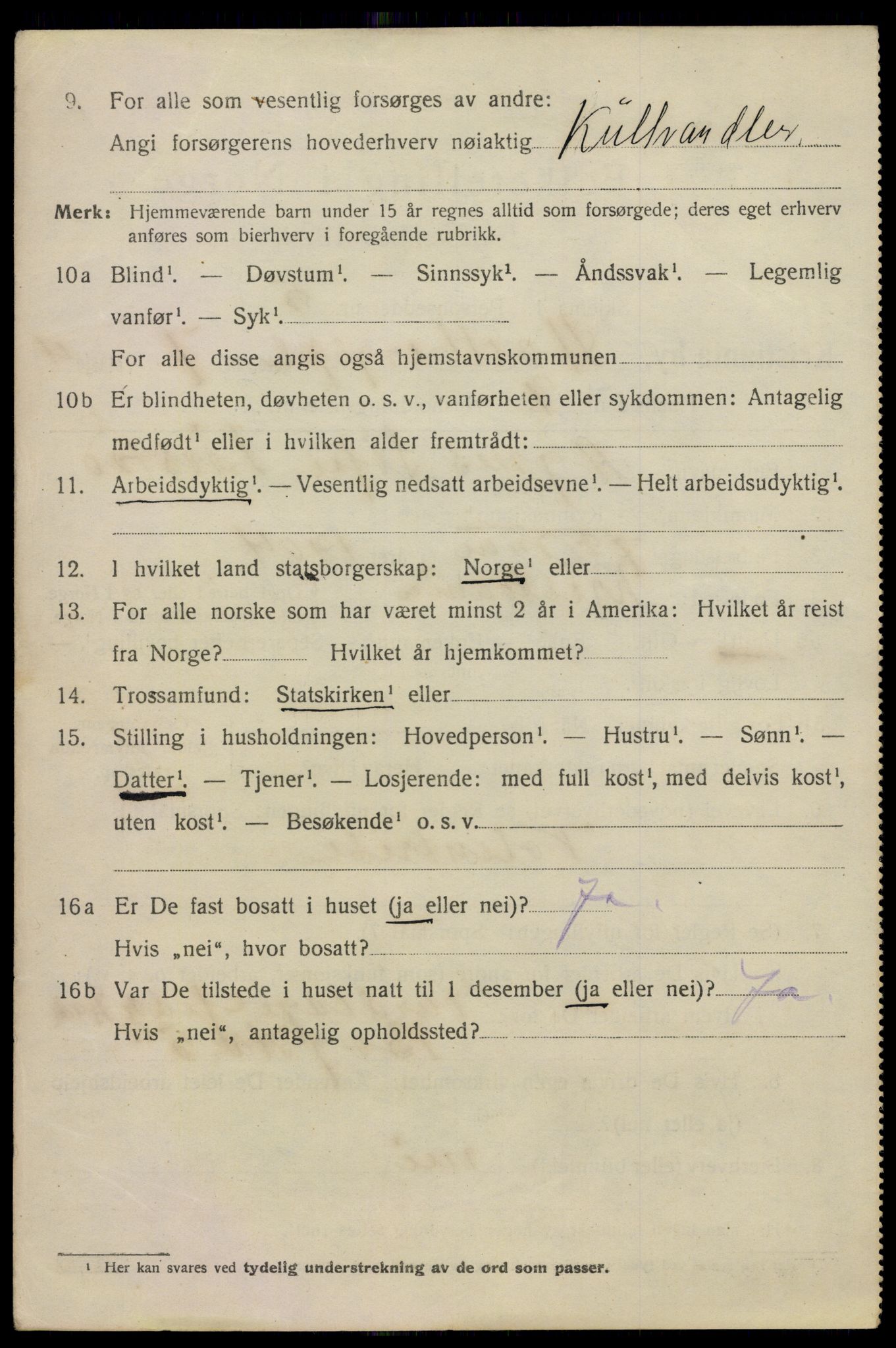 SAO, Folketelling 1920 for 0301 Kristiania kjøpstad, 1920, s. 296016