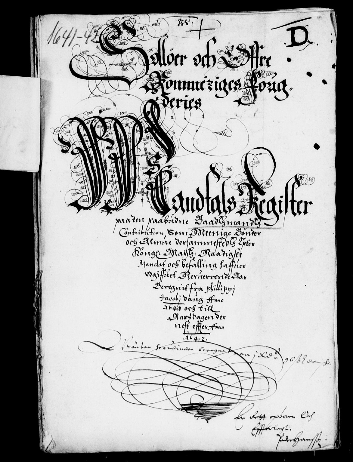 Rentekammeret inntil 1814, Reviderte regnskaper, Lensregnskaper, AV/RA-EA-5023/R/Rb/Rba/L0161: Akershus len, 1641-1642