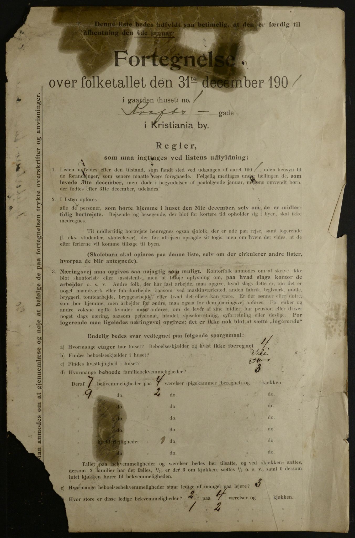 OBA, Kommunal folketelling 31.12.1901 for Kristiania kjøpstad, 1901, s. 8281