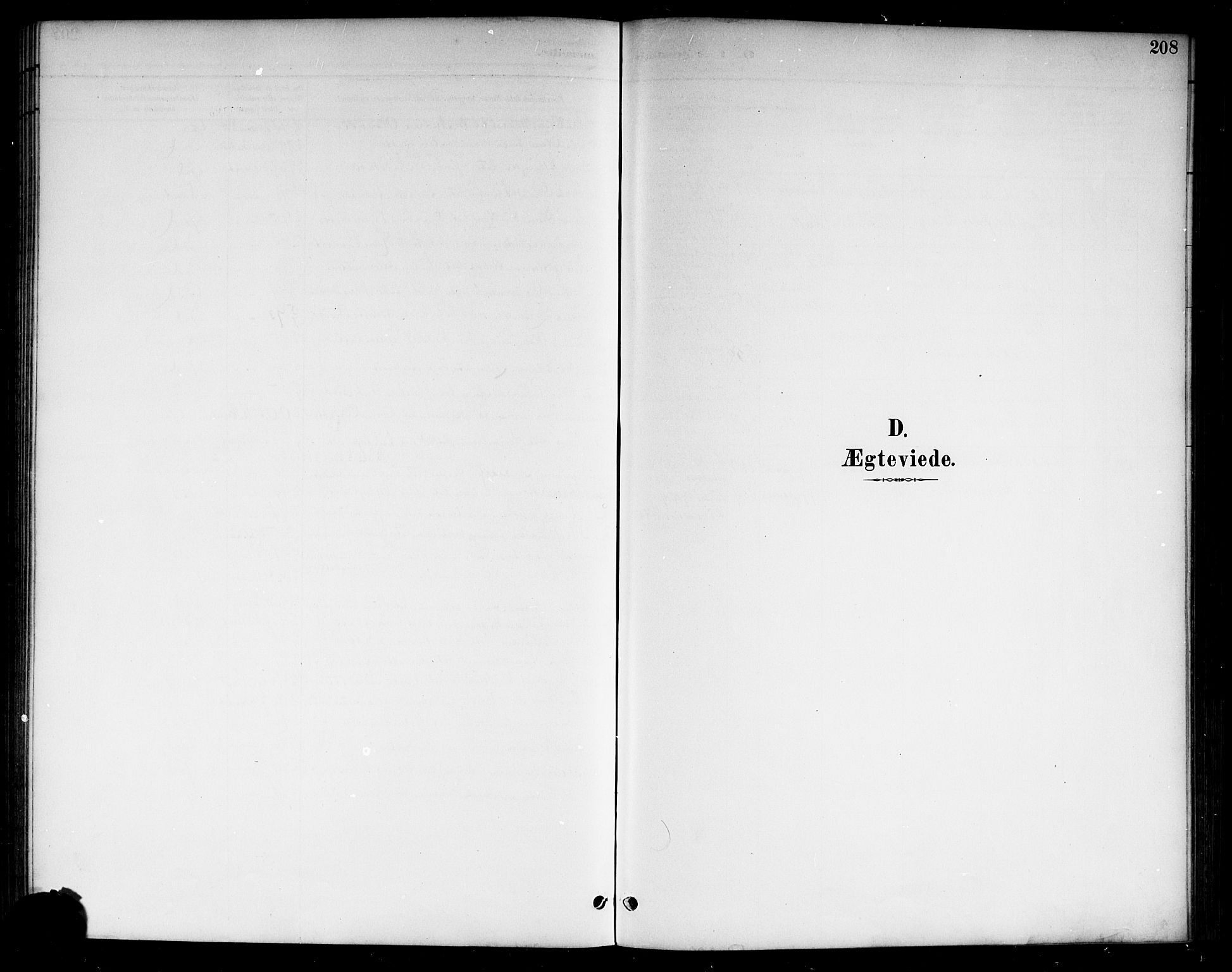 Lunder kirkebøker, SAKO/A-629/G/Ga/L0004: Klokkerbok nr. I 4, 1889-1917, s. 208
