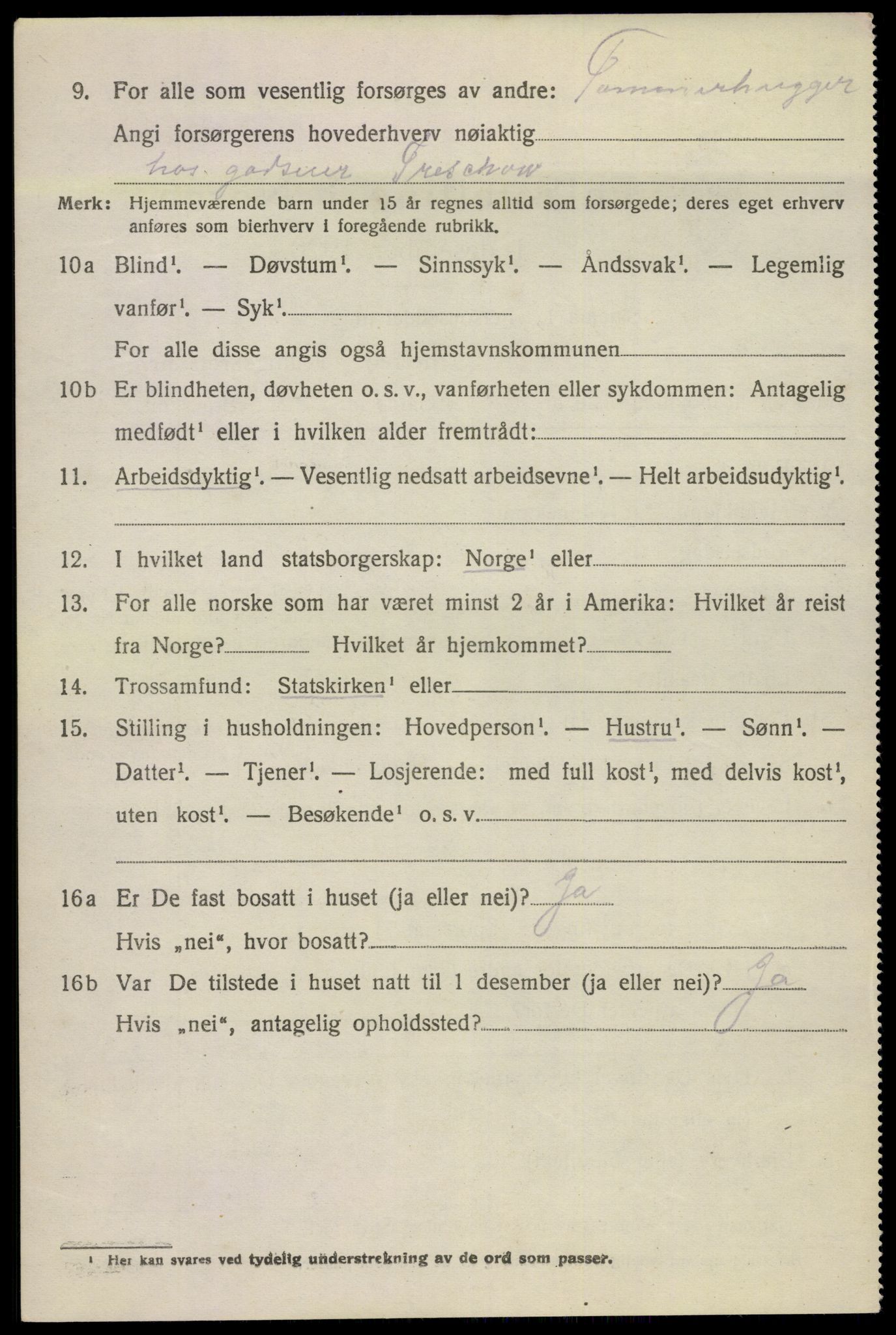 SAKO, Folketelling 1920 for 0811 Siljan herred, 1920, s. 966