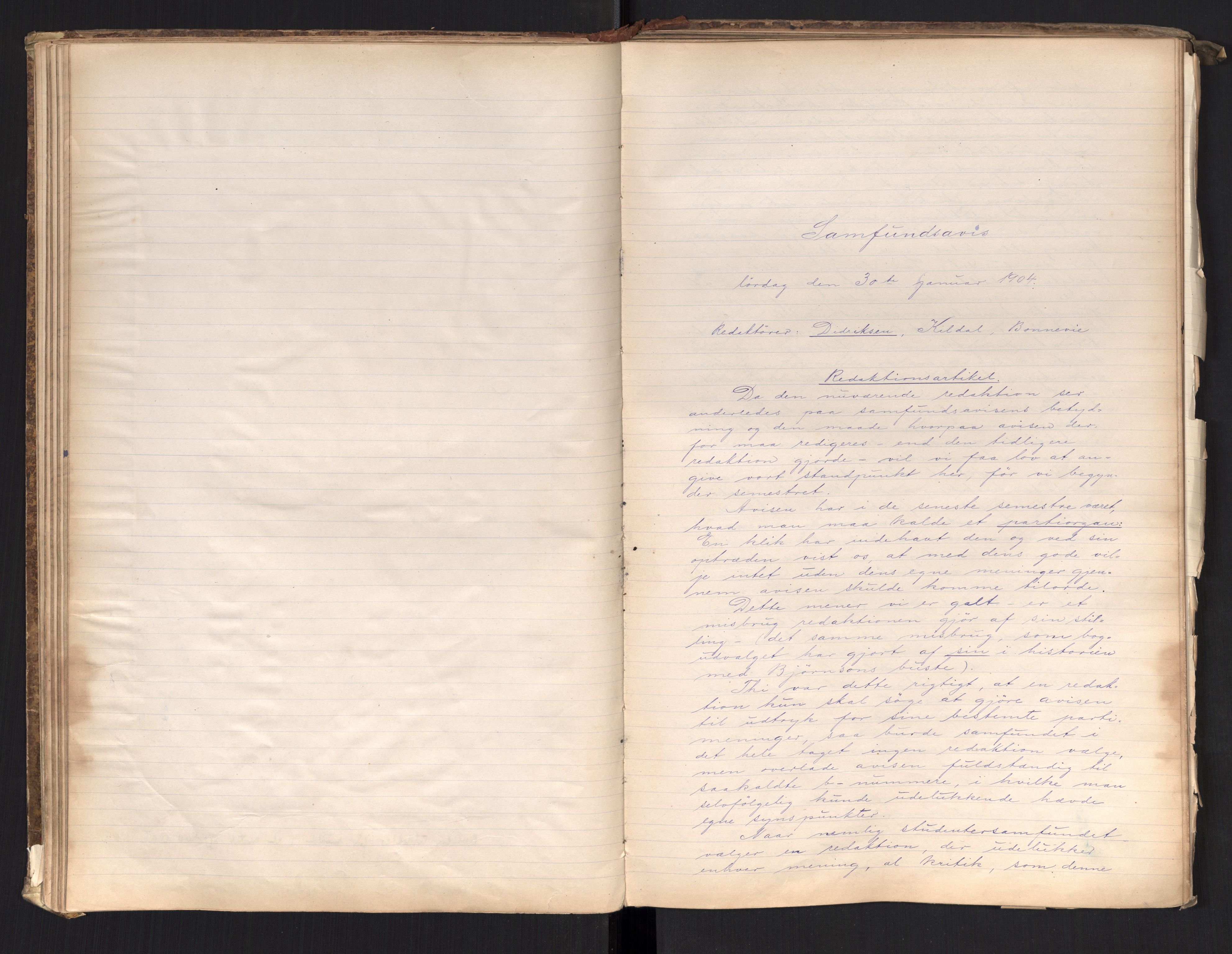 Det Norske Studentersamfund, AV/RA-PA-1322/X/Xa/L0017/0001: -- / Samfundsavisen (stort format), 1902-1904, s. 79