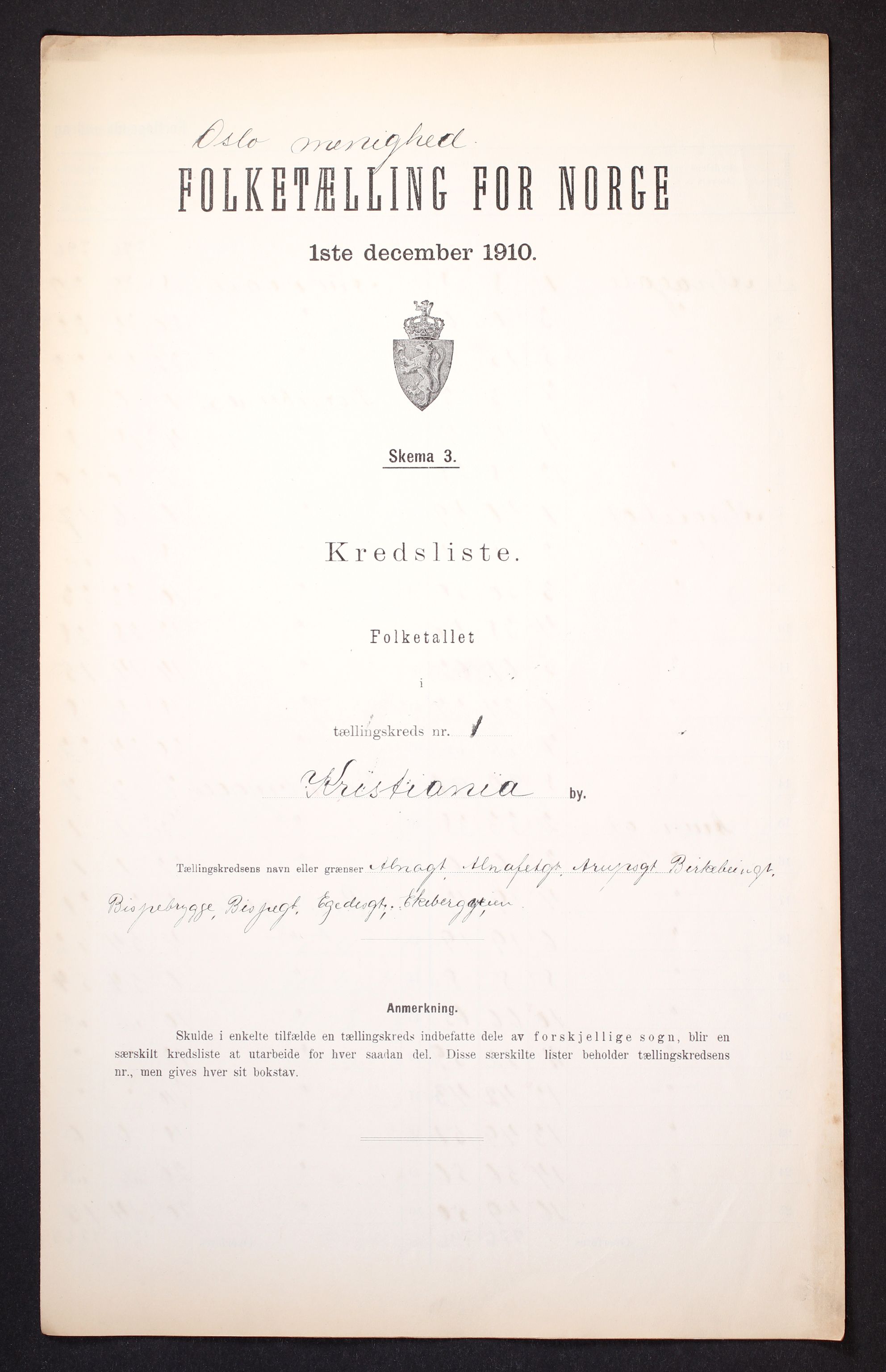RA, Folketelling 1910 for 0301 Kristiania kjøpstad, 1910, s. 502