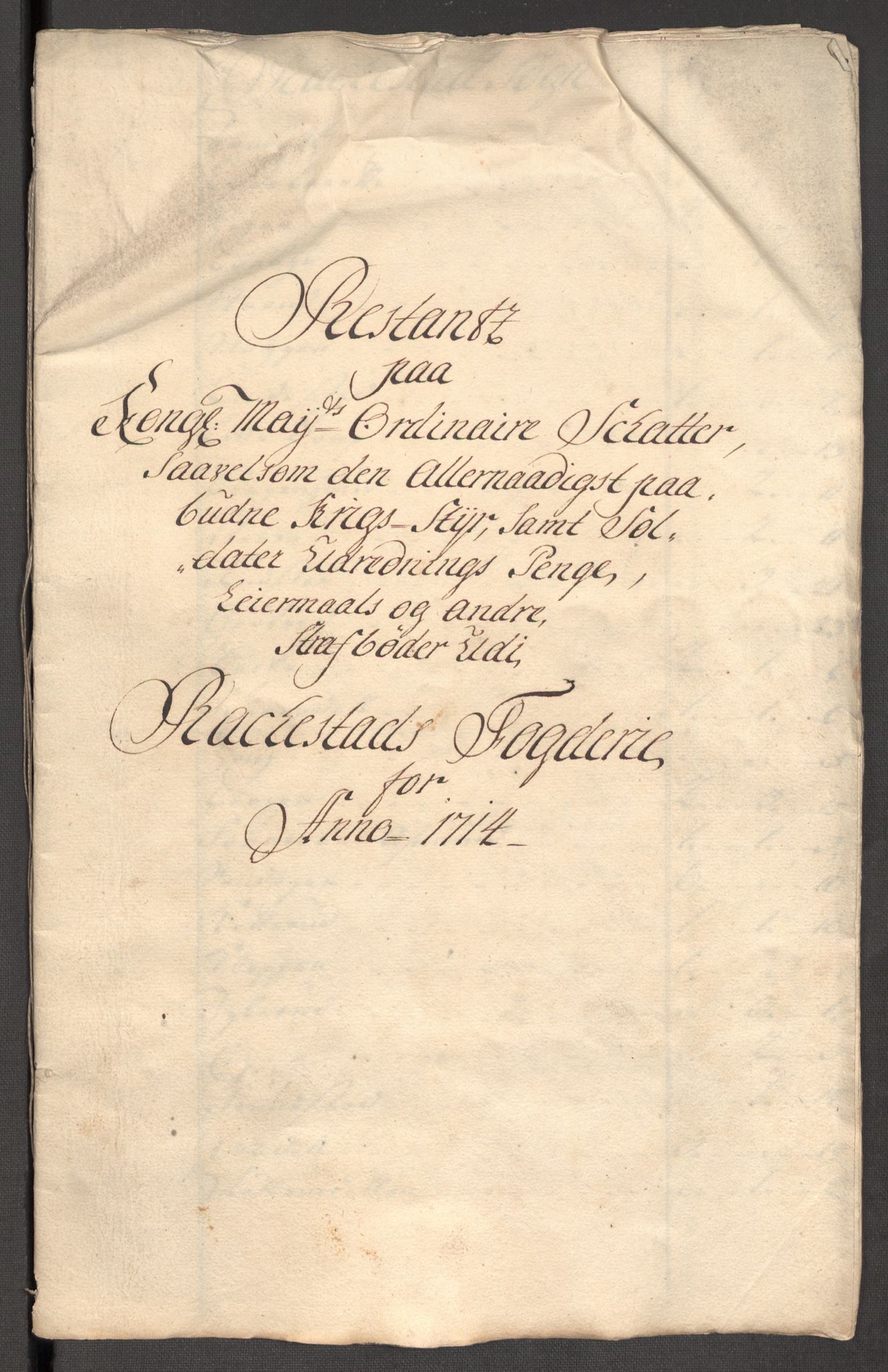 Rentekammeret inntil 1814, Reviderte regnskaper, Fogderegnskap, RA/EA-4092/R07/L0308: Fogderegnskap Rakkestad, Heggen og Frøland, 1714, s. 504