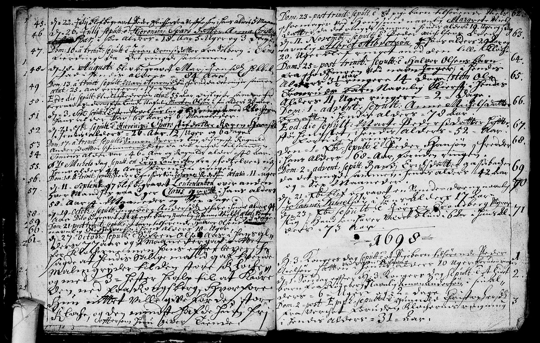 Eiker kirkebøker, SAKO/A-4/F/Fa/L0001: Ministerialbok nr. I 1 /1, 1683-1704