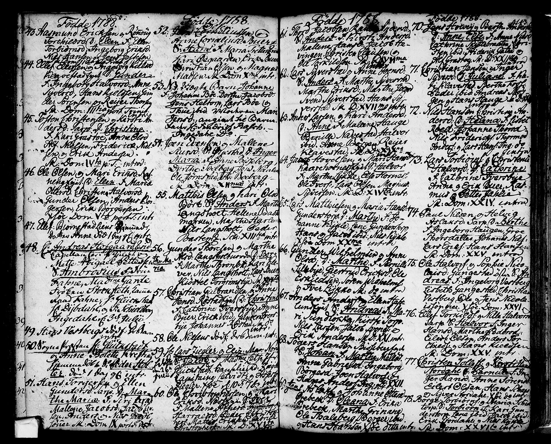 Skjeberg prestekontor Kirkebøker, SAO/A-10923/F/Fa/L0002: Ministerialbok nr. I 2, 1726-1791, s. 143