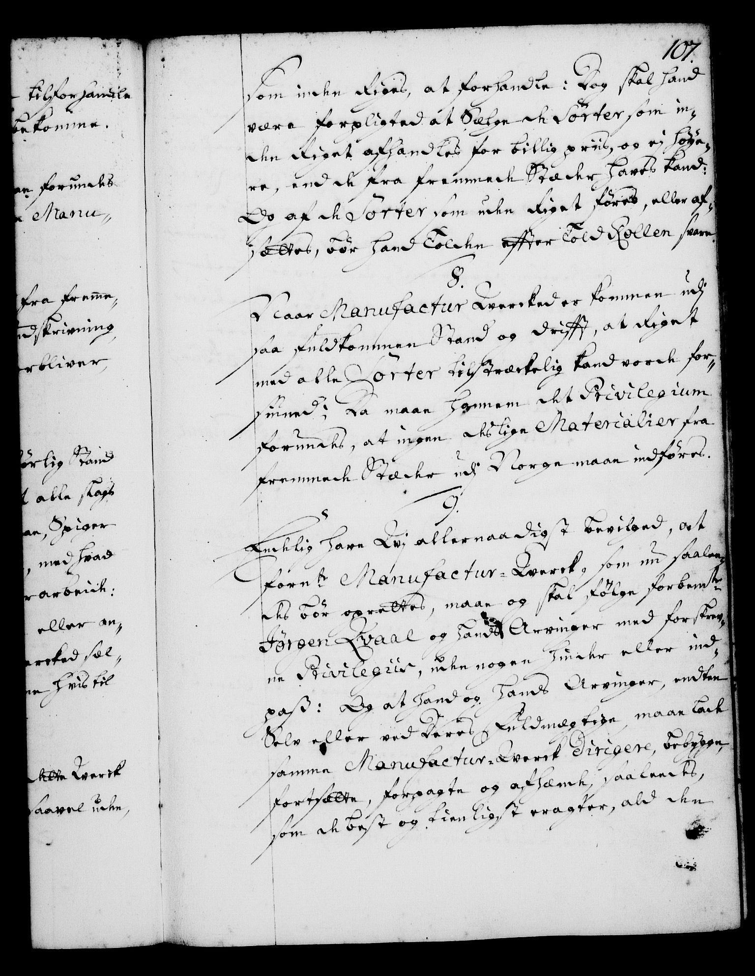 Rentekammeret, Kammerkanselliet, RA/EA-3111/G/Gg/Gga/L0001: Norsk ekspedisjonsprotokoll med register (merket RK 53.1), 1720-1723, s. 107