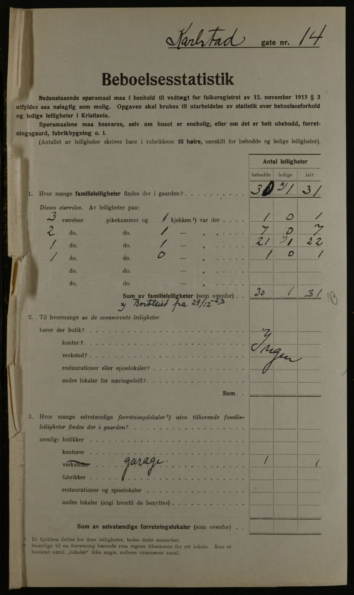 OBA, Kommunal folketelling 1.12.1923 for Kristiania, 1923, s. 54944