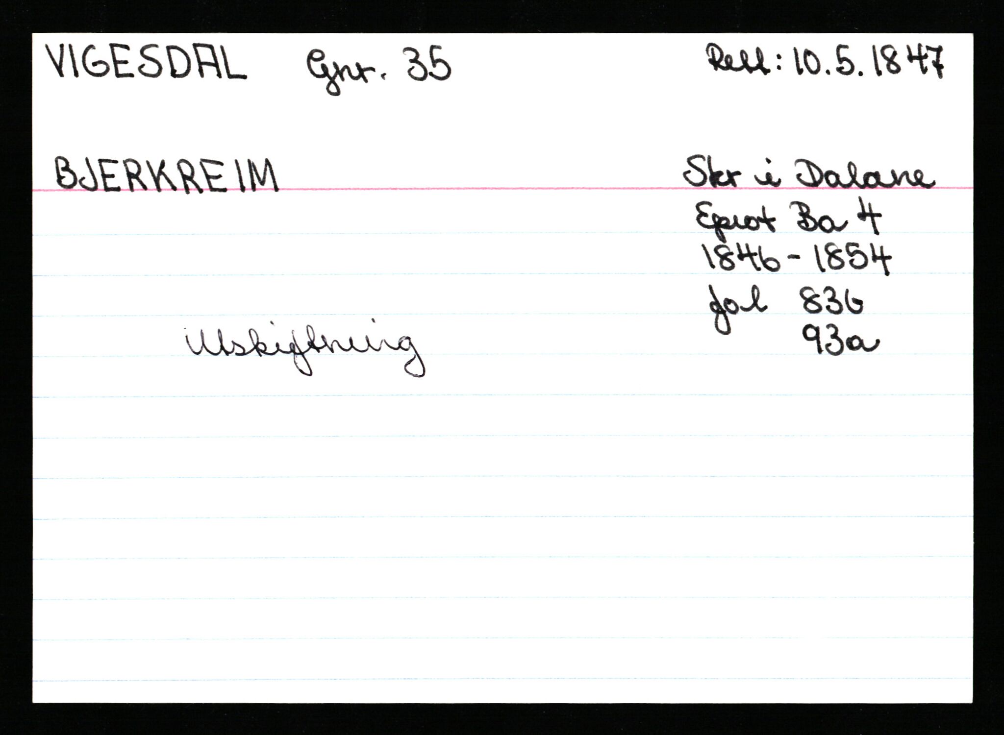 Statsarkivet i Stavanger, AV/SAST-A-101971/03/Y/Ym/L0066: Åstedskort sortert etter gårdsnavn: Veshovde - Vik, 1600-1950, s. 564