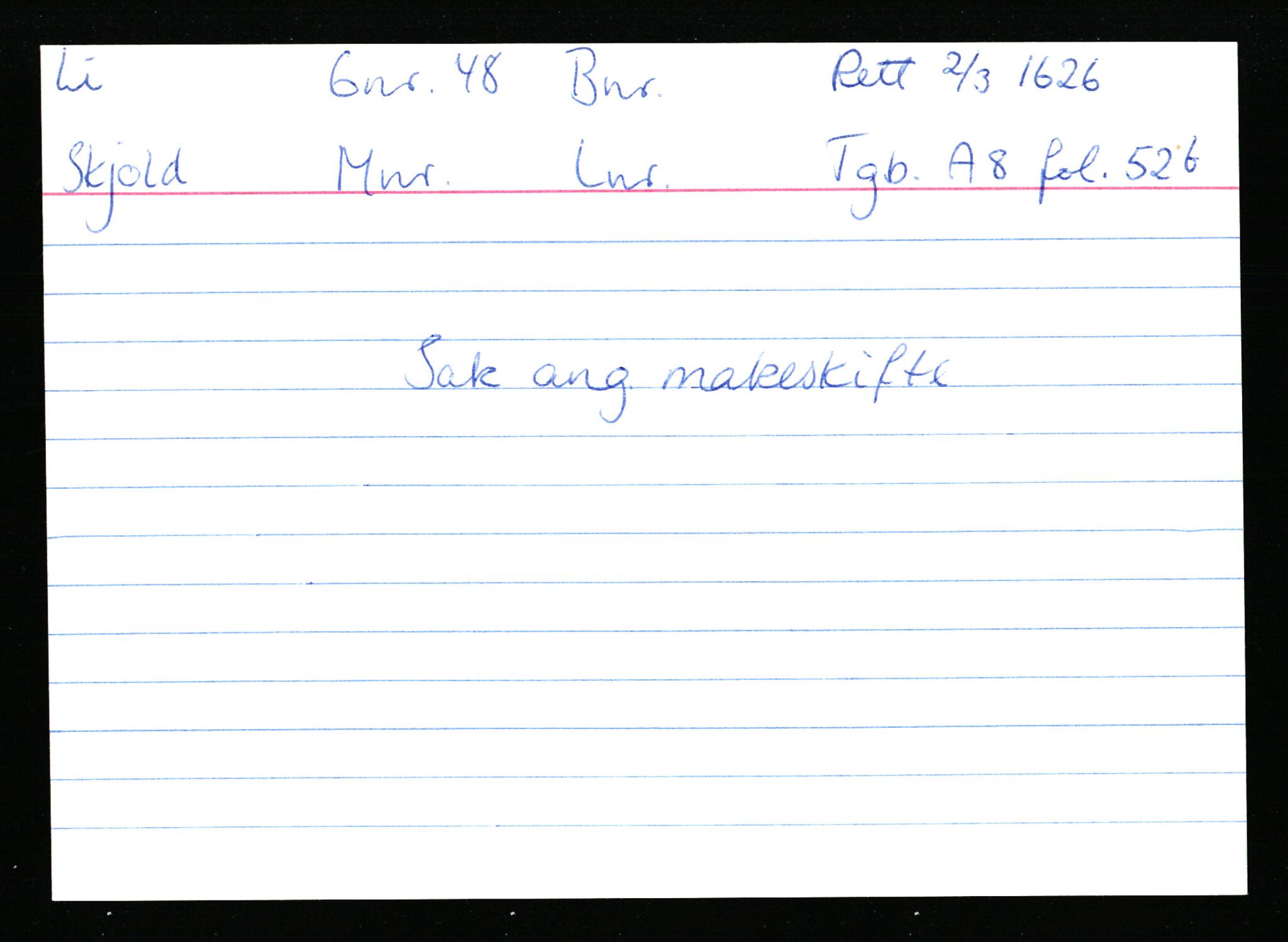 Statsarkivet i Stavanger, AV/SAST-A-101971/03/Y/Ym/L0035: Åstedskort sortert etter gårdsnavn: Leiranger - Lindanger, 1600-1950, s. 303