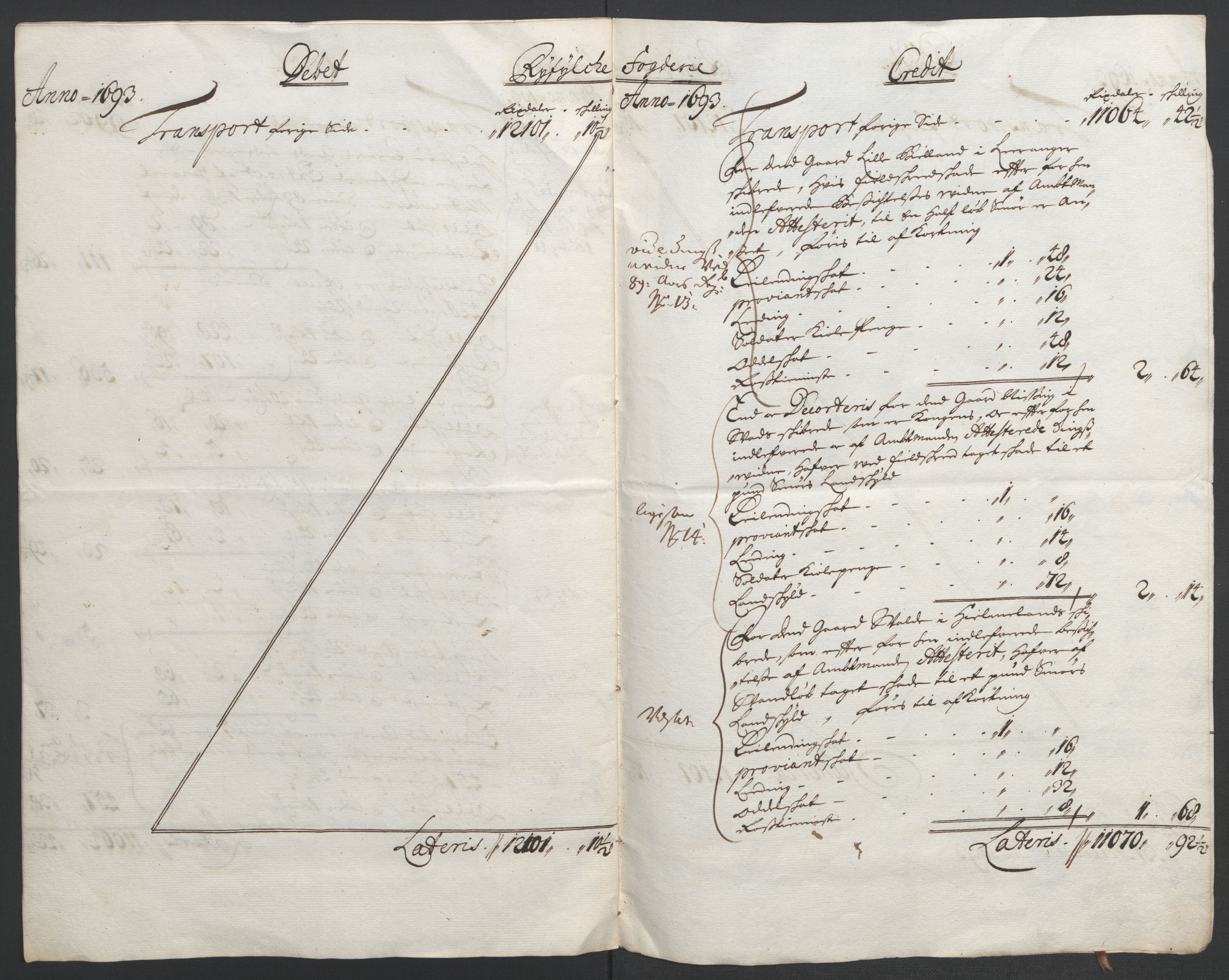 Rentekammeret inntil 1814, Reviderte regnskaper, Fogderegnskap, RA/EA-4092/R47/L2856: Fogderegnskap Ryfylke, 1689-1693, s. 601