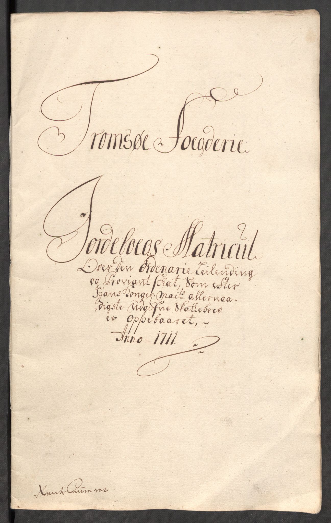 Rentekammeret inntil 1814, Reviderte regnskaper, Fogderegnskap, RA/EA-4092/R68/L4758: Fogderegnskap Senja og Troms, 1711-1712, s. 42
