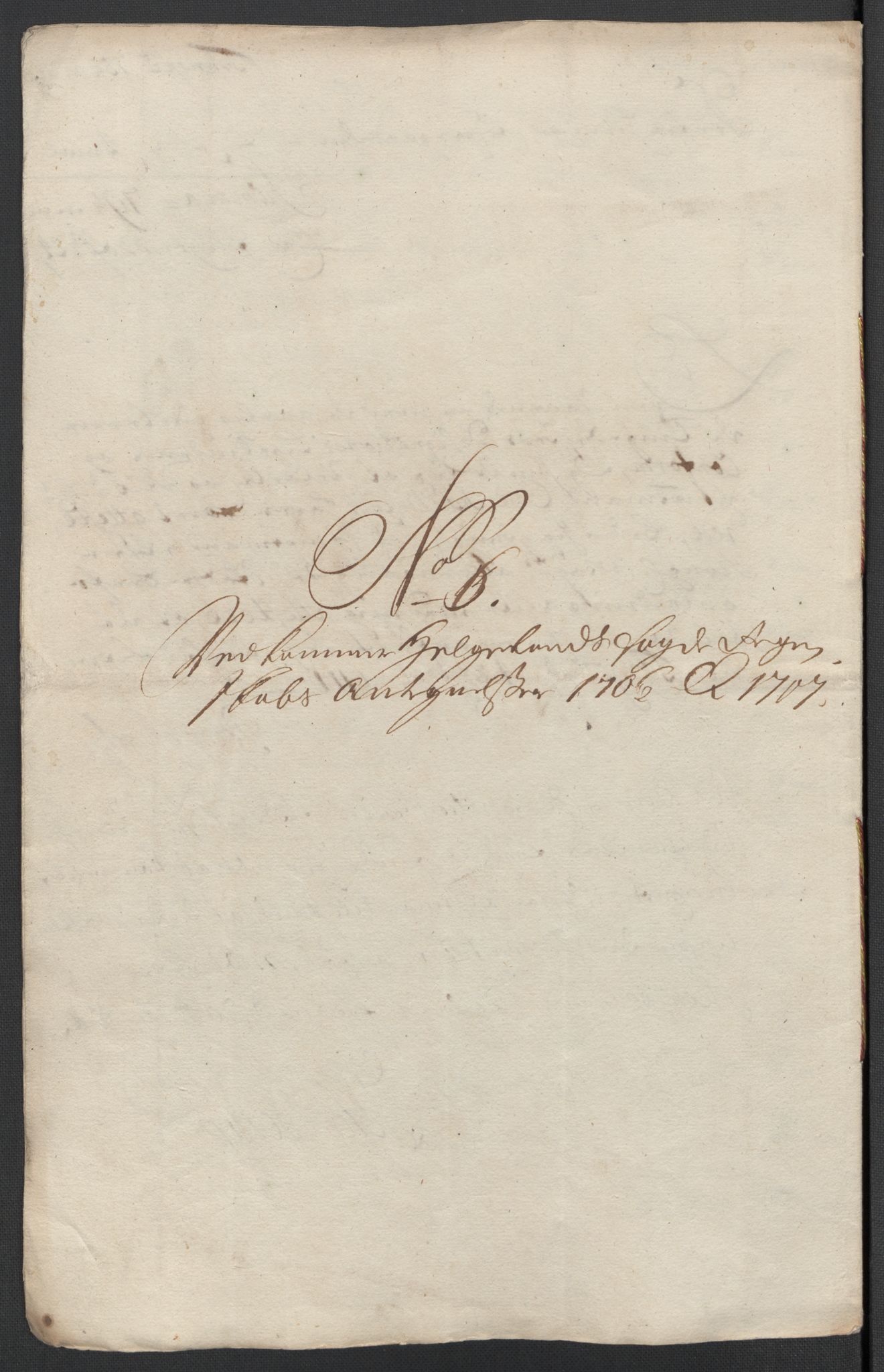 Rentekammeret inntil 1814, Reviderte regnskaper, Fogderegnskap, AV/RA-EA-4092/R65/L4509: Fogderegnskap Helgeland, 1706-1707, s. 307