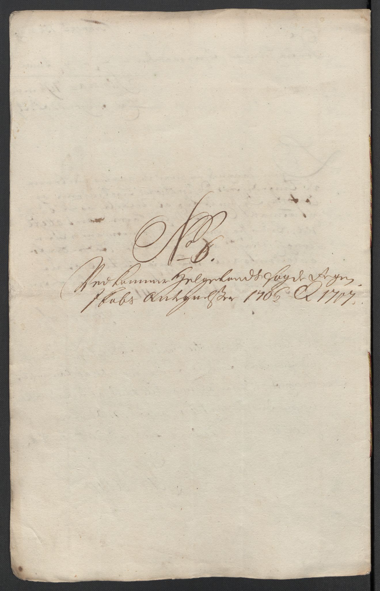 Rentekammeret inntil 1814, Reviderte regnskaper, Fogderegnskap, RA/EA-4092/R65/L4509: Fogderegnskap Helgeland, 1706-1707, s. 307