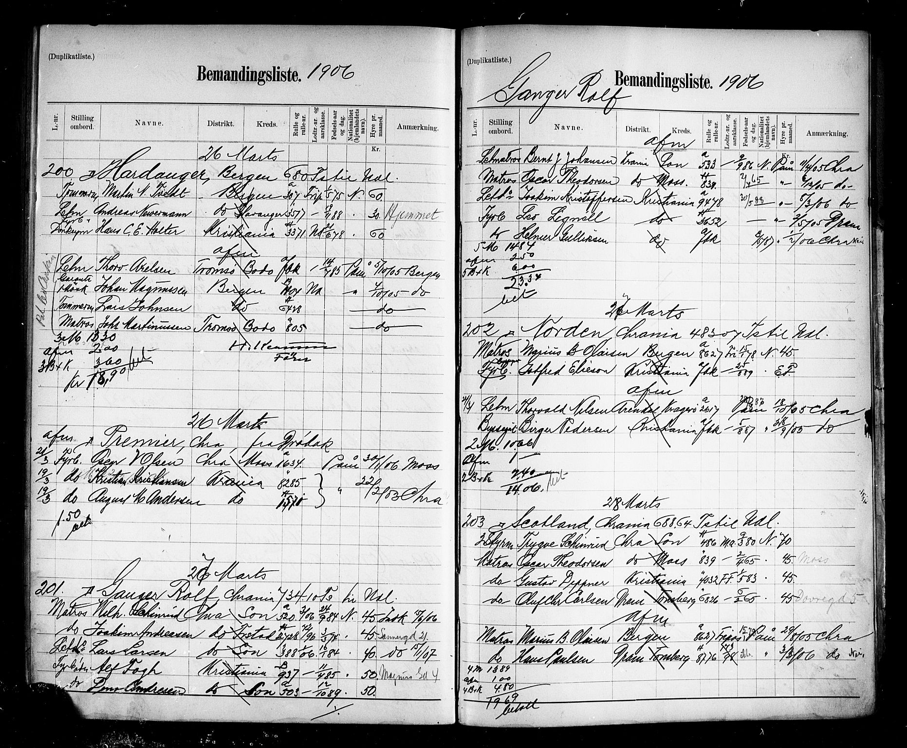 Oslo mønstringskontor, AV/SAO-A-10569g/G/Ga/L0009: Mønstringsjournal, 1904-1906, s. 298