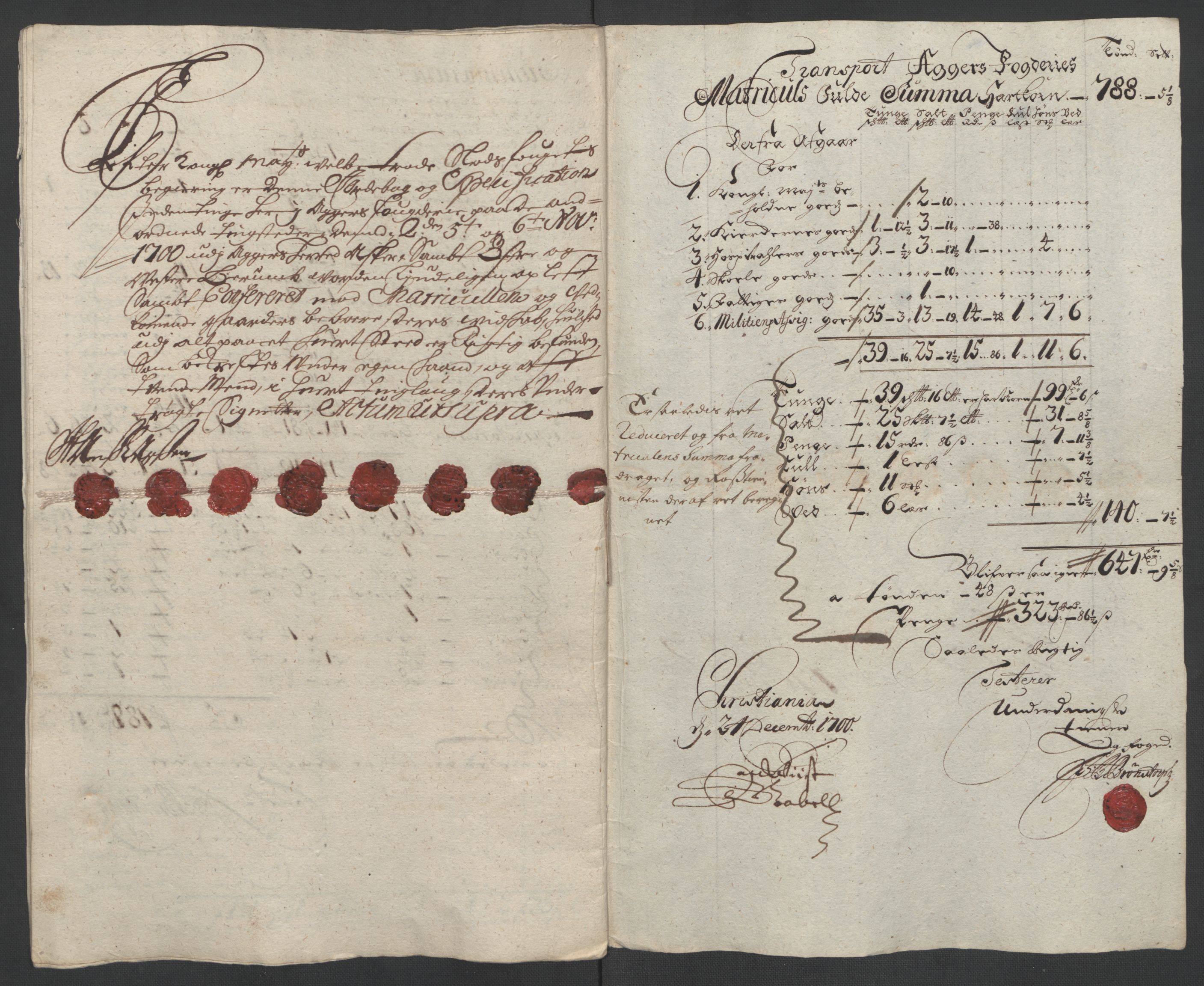 Rentekammeret inntil 1814, Reviderte regnskaper, Fogderegnskap, AV/RA-EA-4092/R10/L0443: Fogderegnskap Aker og Follo, 1700, s. 59