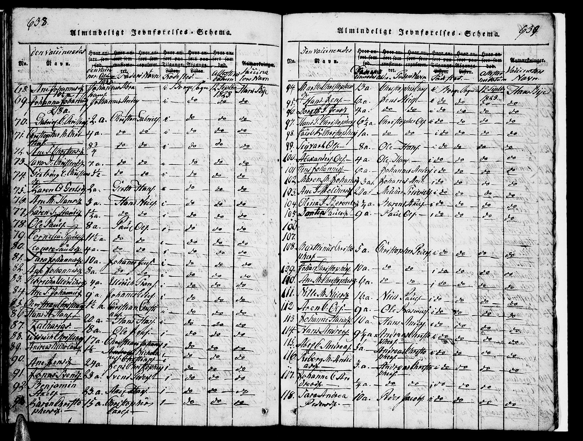 Ministerialprotokoller, klokkerbøker og fødselsregistre - Nordland, AV/SAT-A-1459/880/L1139: Klokkerbok nr. 880C01, 1836-1857, s. 638-639