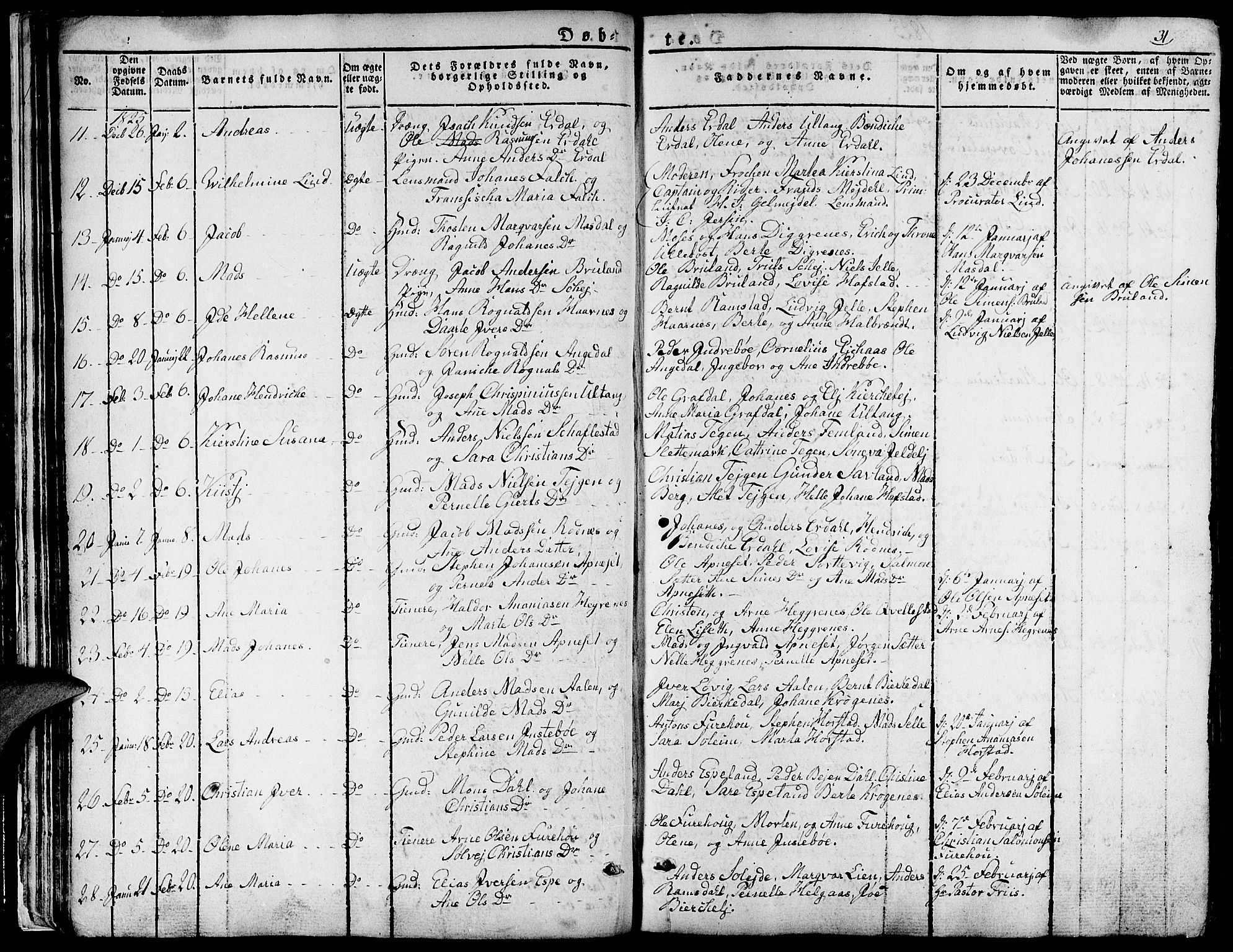 Førde sokneprestembete, AV/SAB-A-79901/H/Haa/Haaa/L0006: Ministerialbok nr. A 6, 1821-1842, s. 31