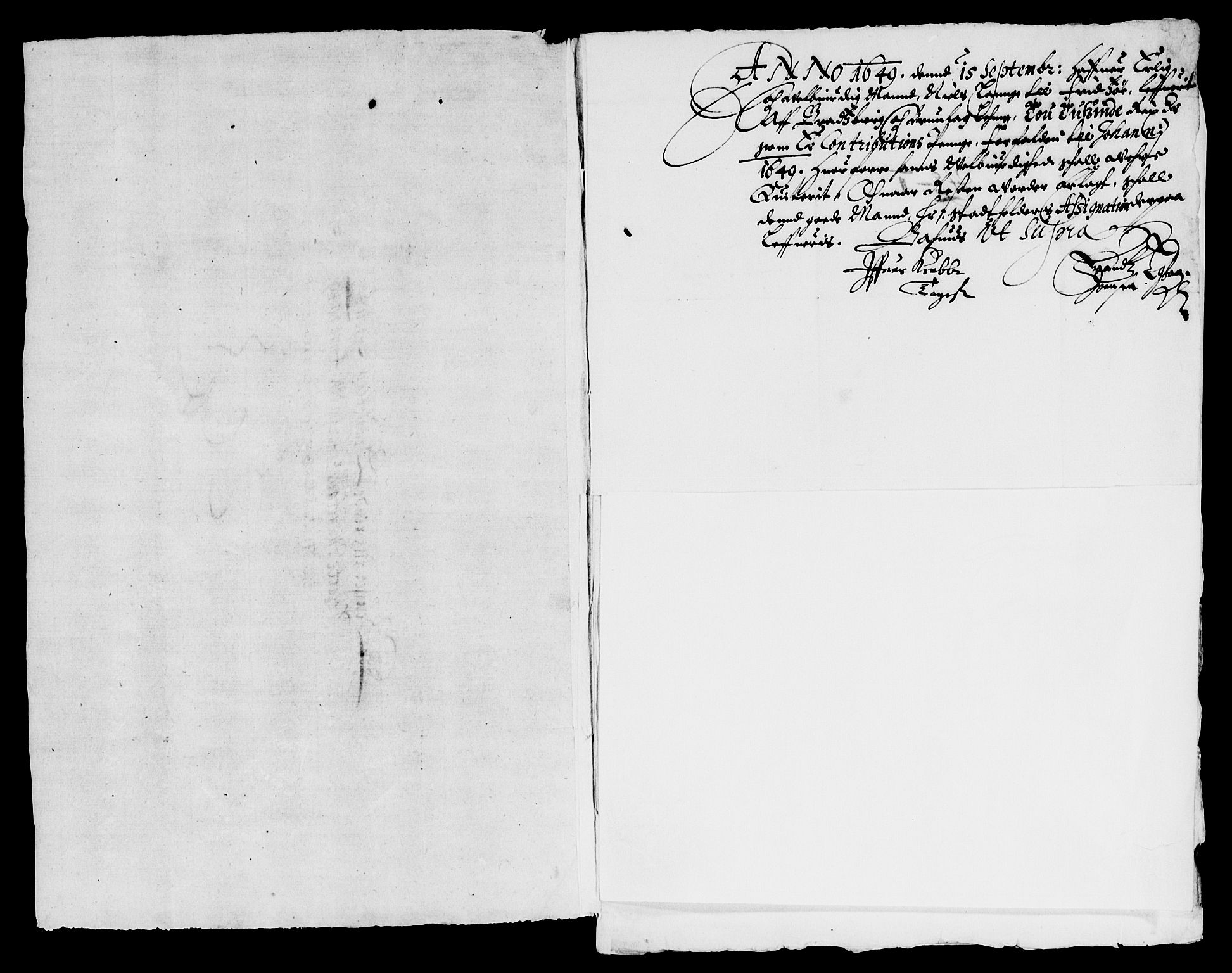 Rentekammeret inntil 1814, Reviderte regnskaper, Lensregnskaper, AV/RA-EA-5023/R/Rb/Rbp/L0035: Bratsberg len, 1648-1650