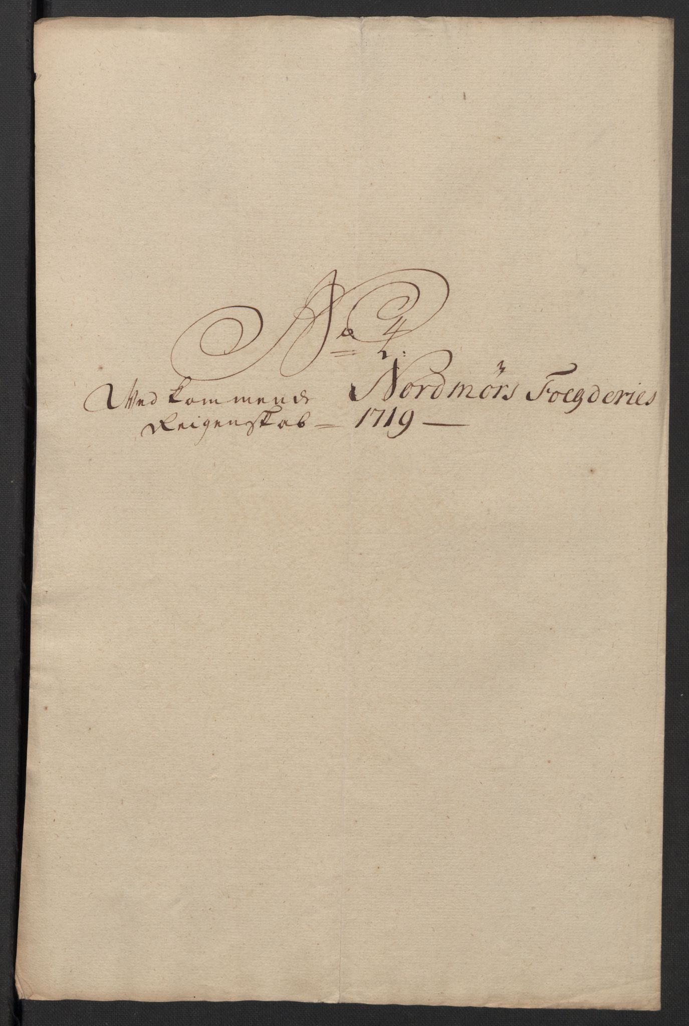 Rentekammeret inntil 1814, Reviderte regnskaper, Fogderegnskap, RA/EA-4092/R56/L3752: Fogderegnskap Nordmøre, 1719, s. 106