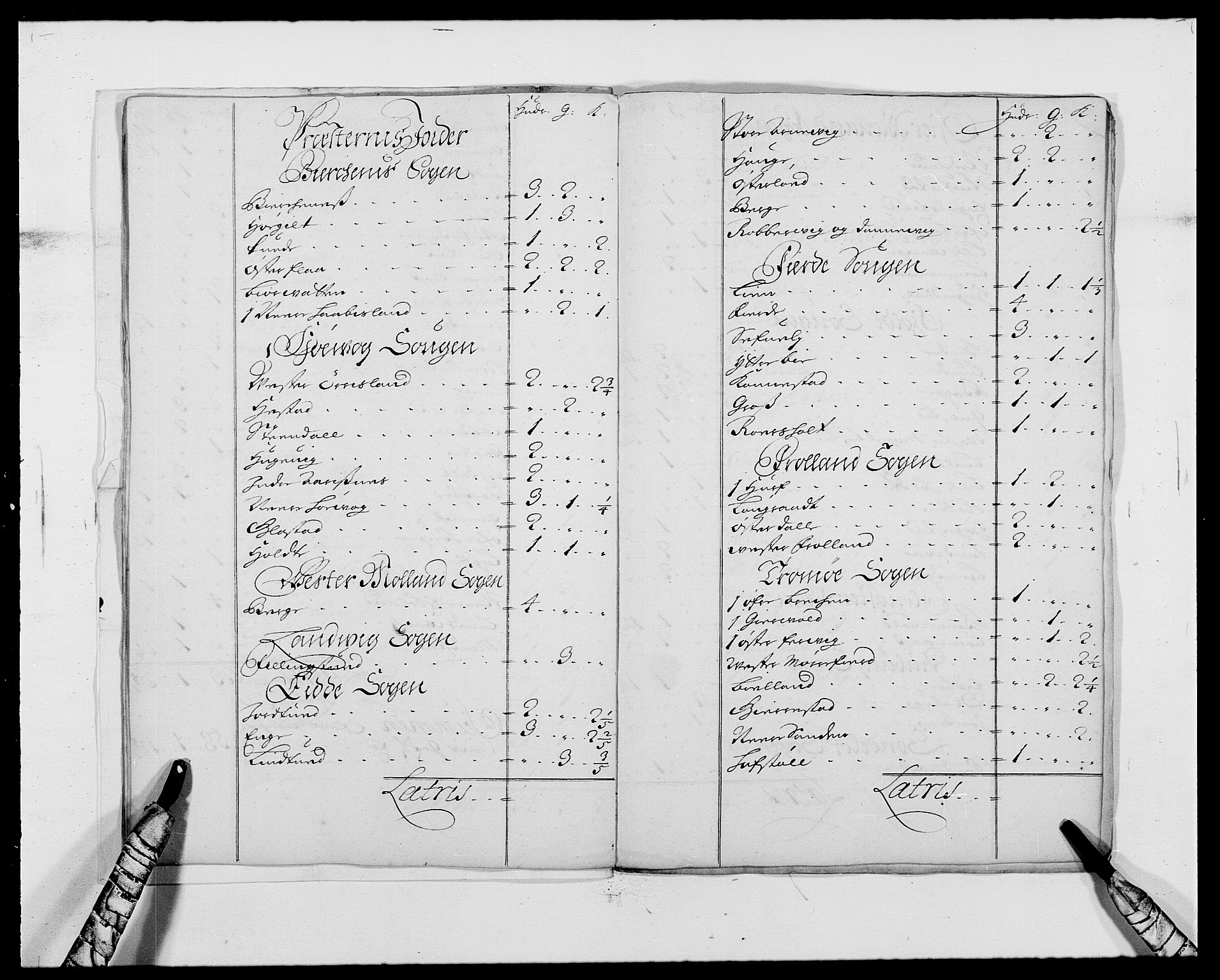 Rentekammeret inntil 1814, Reviderte regnskaper, Fogderegnskap, AV/RA-EA-4092/R39/L2311: Fogderegnskap Nedenes, 1690-1692, s. 9