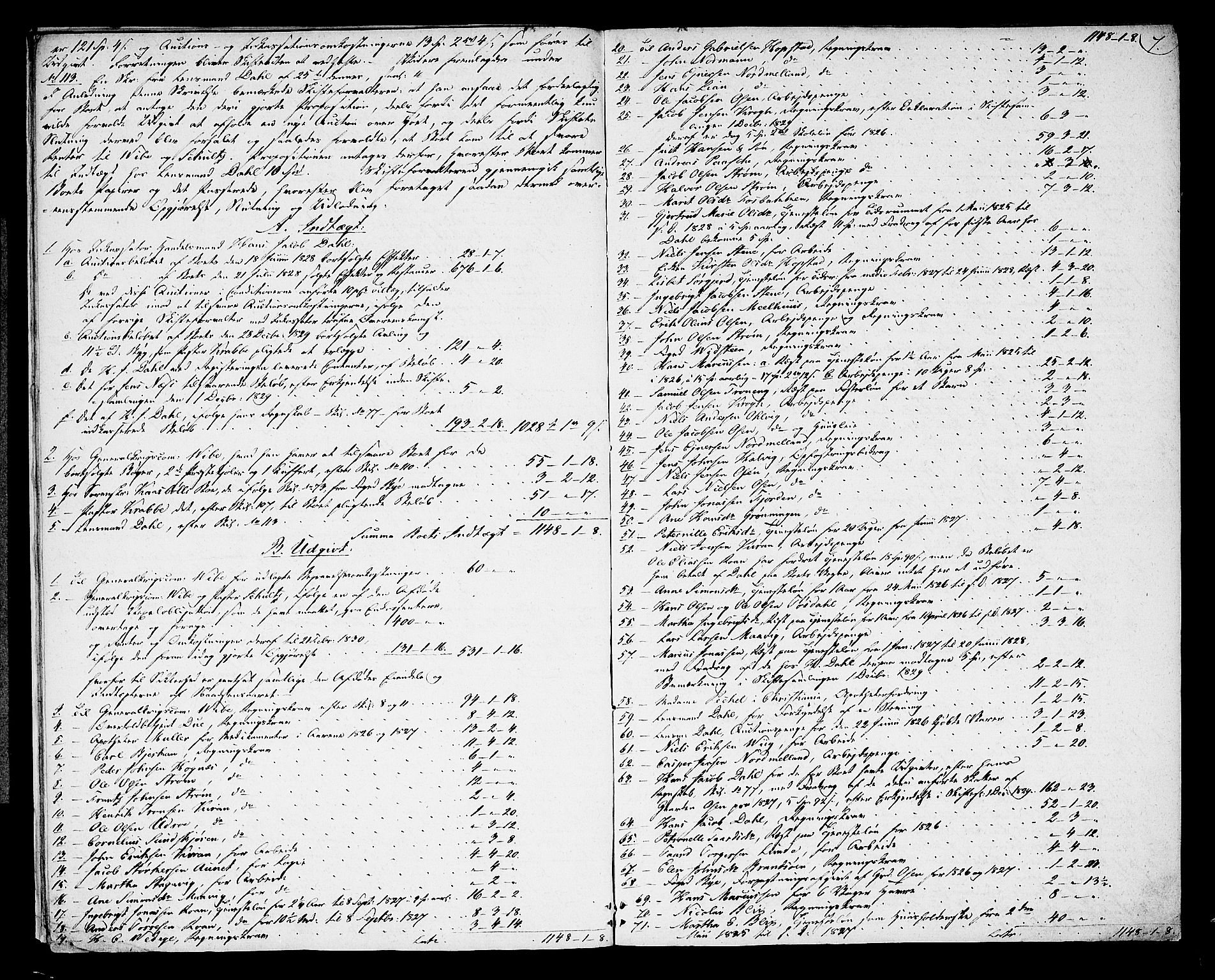 Fosen sorenskriveri, AV/SAT-A-1107/1/3/3A/L0019: Skifteprotokoll nr. 13, 1829-1830, s. 6b-7a