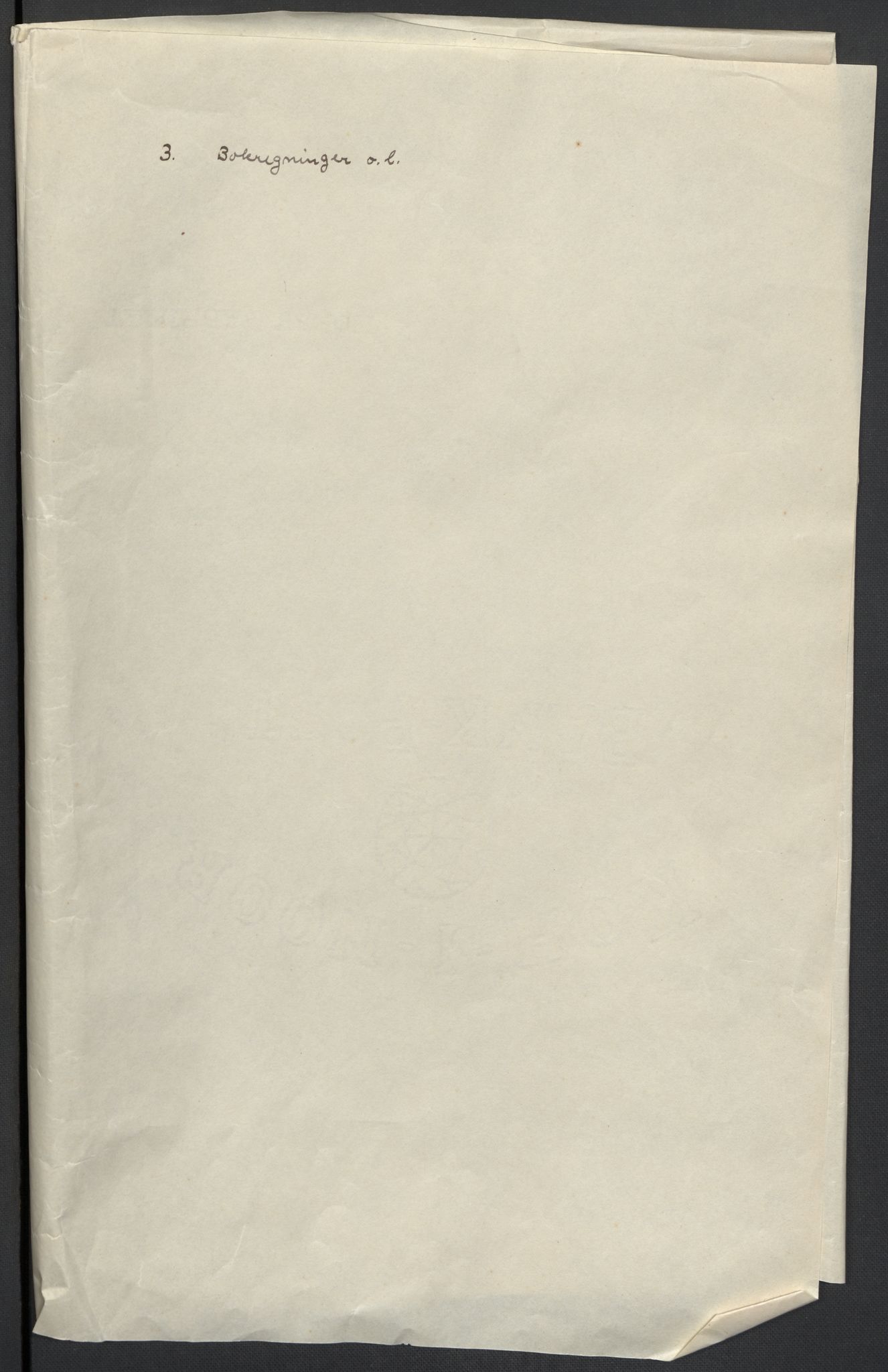 Botten-Hansen, Paul, AV/RA-PA-0017/F/L0002/0002: Forskjellige papirer: / Bokregninger o.l., 1824-1869, s. 3