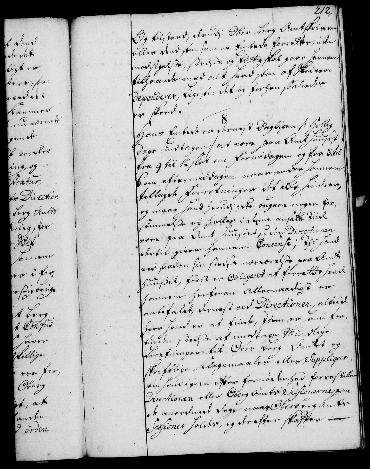 Rentekammeret, Kammerkanselliet, RA/EA-3111/G/Gg/Ggi/L0002: Norsk instruksjonsprotokoll med register (merket RK 53.35), 1729-1751, s. 212