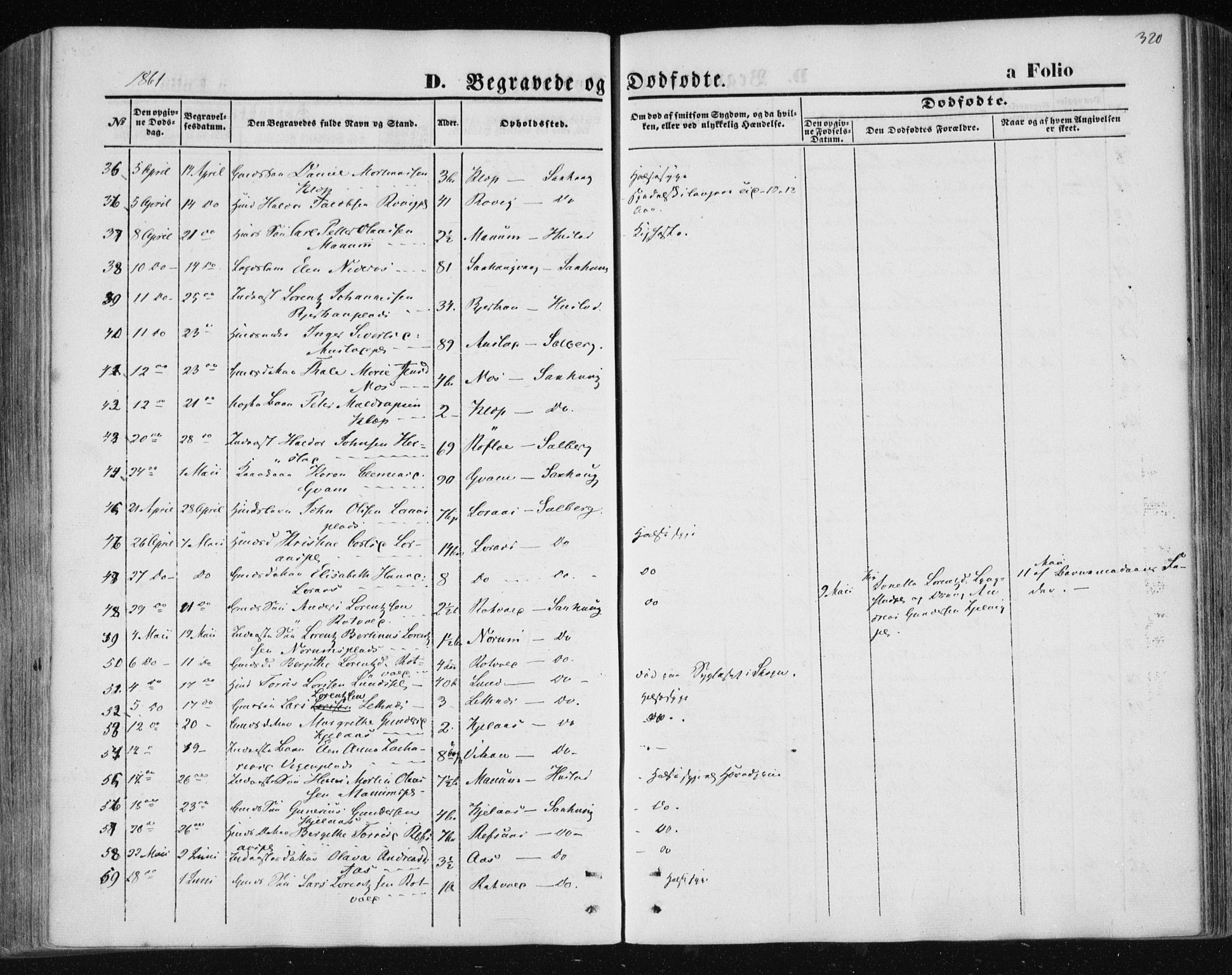Ministerialprotokoller, klokkerbøker og fødselsregistre - Nord-Trøndelag, SAT/A-1458/730/L0283: Ministerialbok nr. 730A08, 1855-1865, s. 320