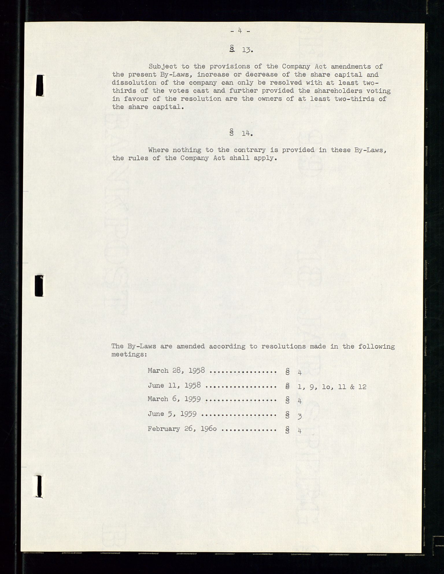 PA 1537 - A/S Essoraffineriet Norge, AV/SAST-A-101957/A/Aa/L0001/0002: Styremøter / Shareholder meetings, board meetings, by laws (vedtekter), 1957-1960, s. 194