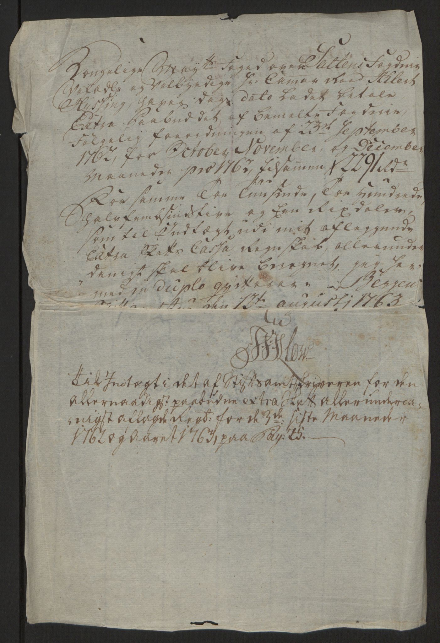 Rentekammeret inntil 1814, Reviderte regnskaper, Fogderegnskap, RA/EA-4092/R66/L4670: Ekstraskatten Salten, 1762-1764, s. 137