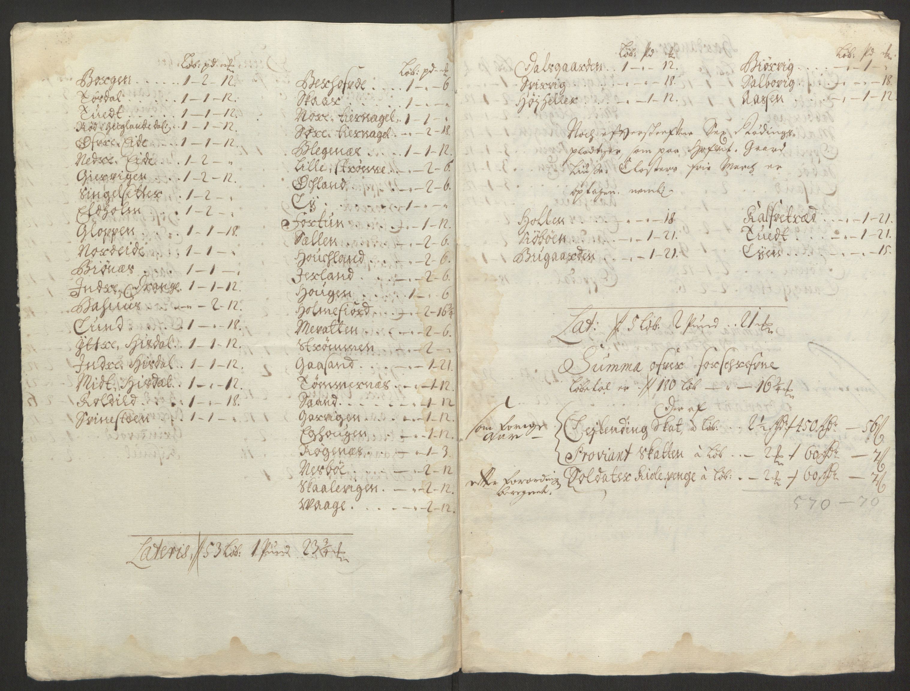 Rentekammeret inntil 1814, Reviderte regnskaper, Fogderegnskap, RA/EA-4092/R50/L3159: Fogderegnskap Lyse kloster, 1691-1709, s. 222
