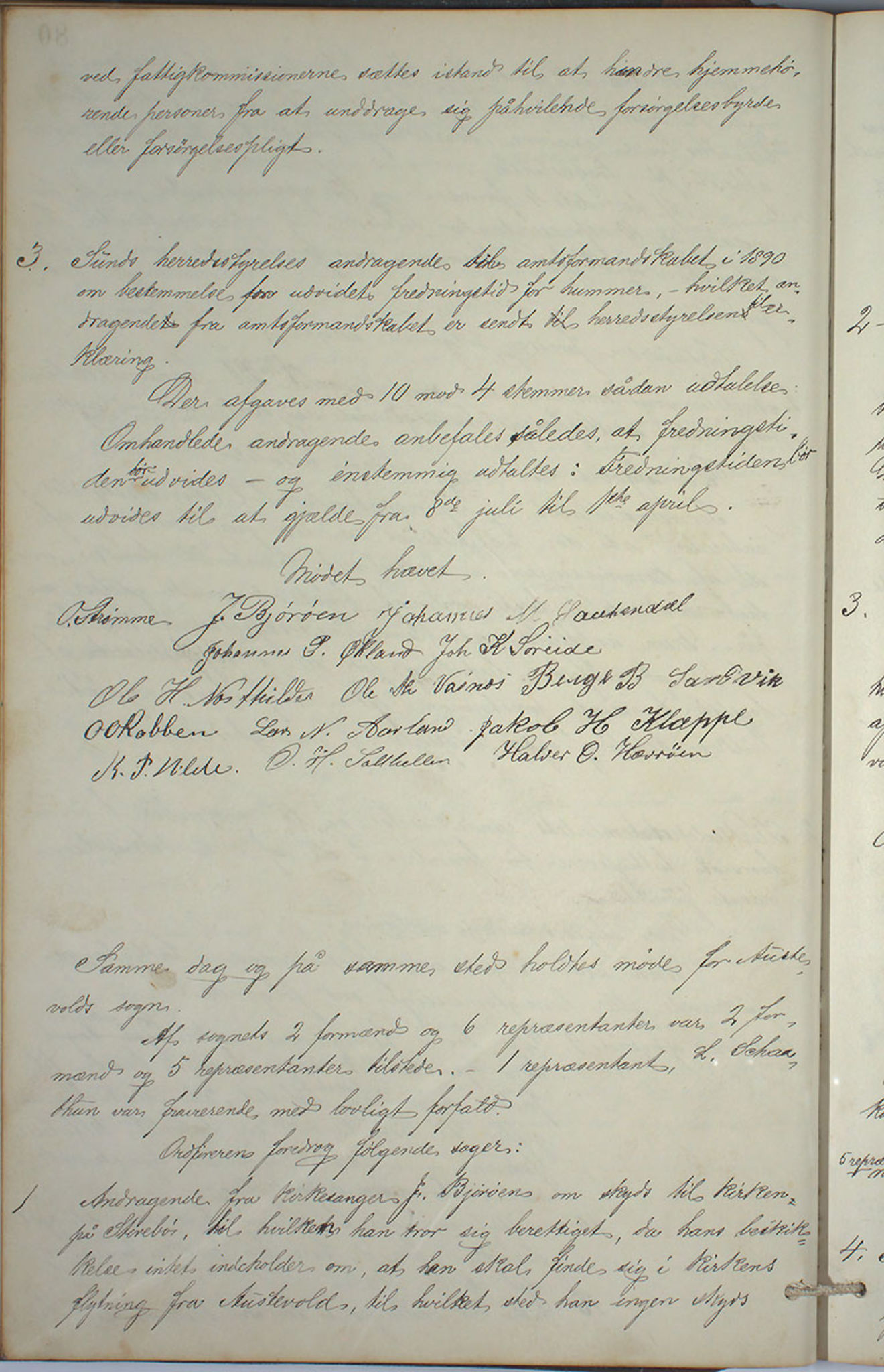 Austevoll kommune. Formannskapet, IKAH/1244-021/A/Aa/L0001: Forhandlingsprotokoll for heradstyret, 1886-1900, s. 161
