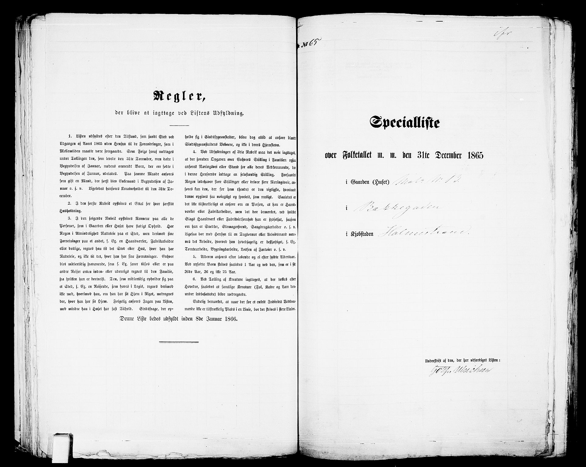 RA, Folketelling 1865 for 0702B Botne prestegjeld, Holmestrand kjøpstad, 1865, s. 137