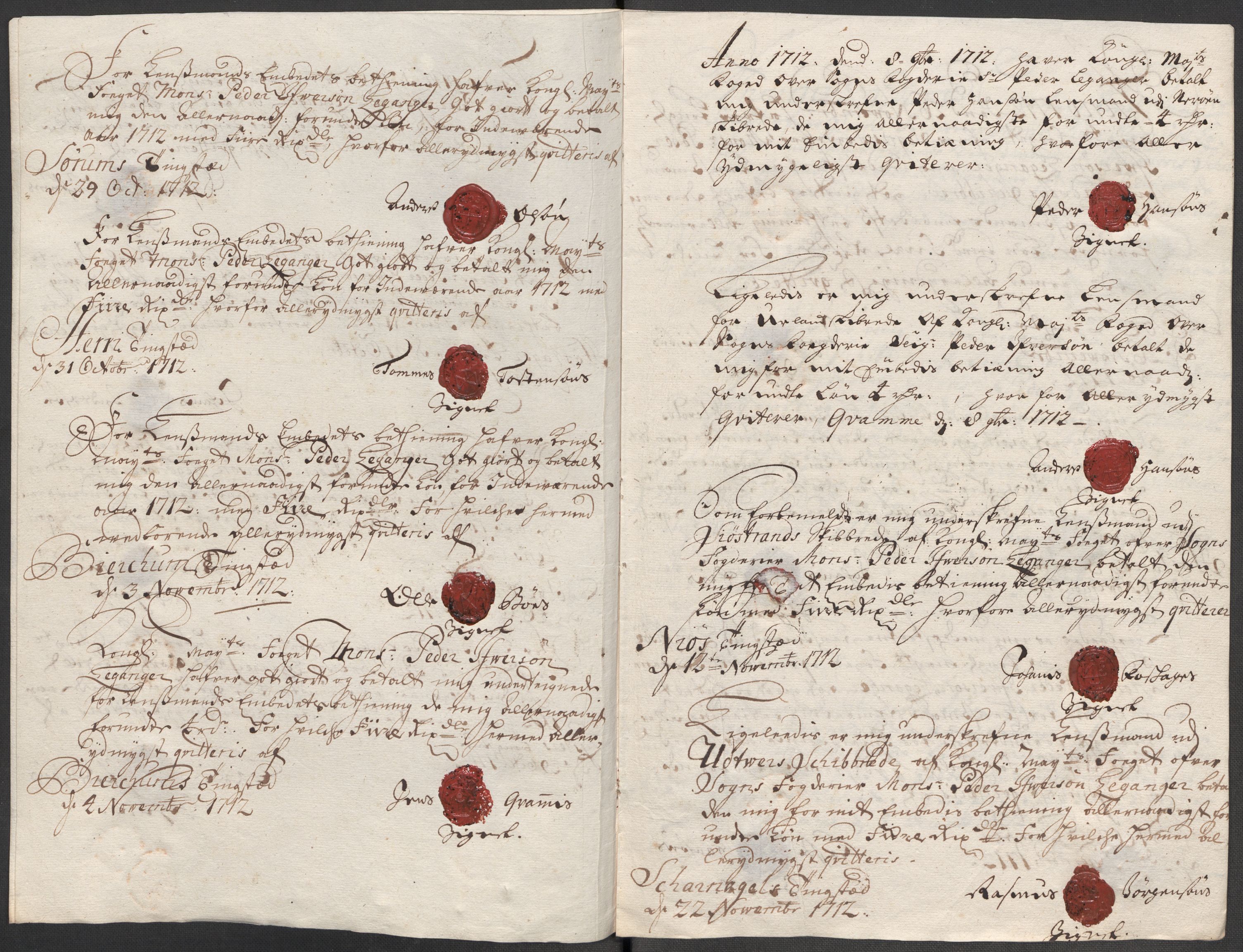 Rentekammeret inntil 1814, Reviderte regnskaper, Fogderegnskap, RA/EA-4092/R52/L3318: Fogderegnskap Sogn, 1712, s. 288