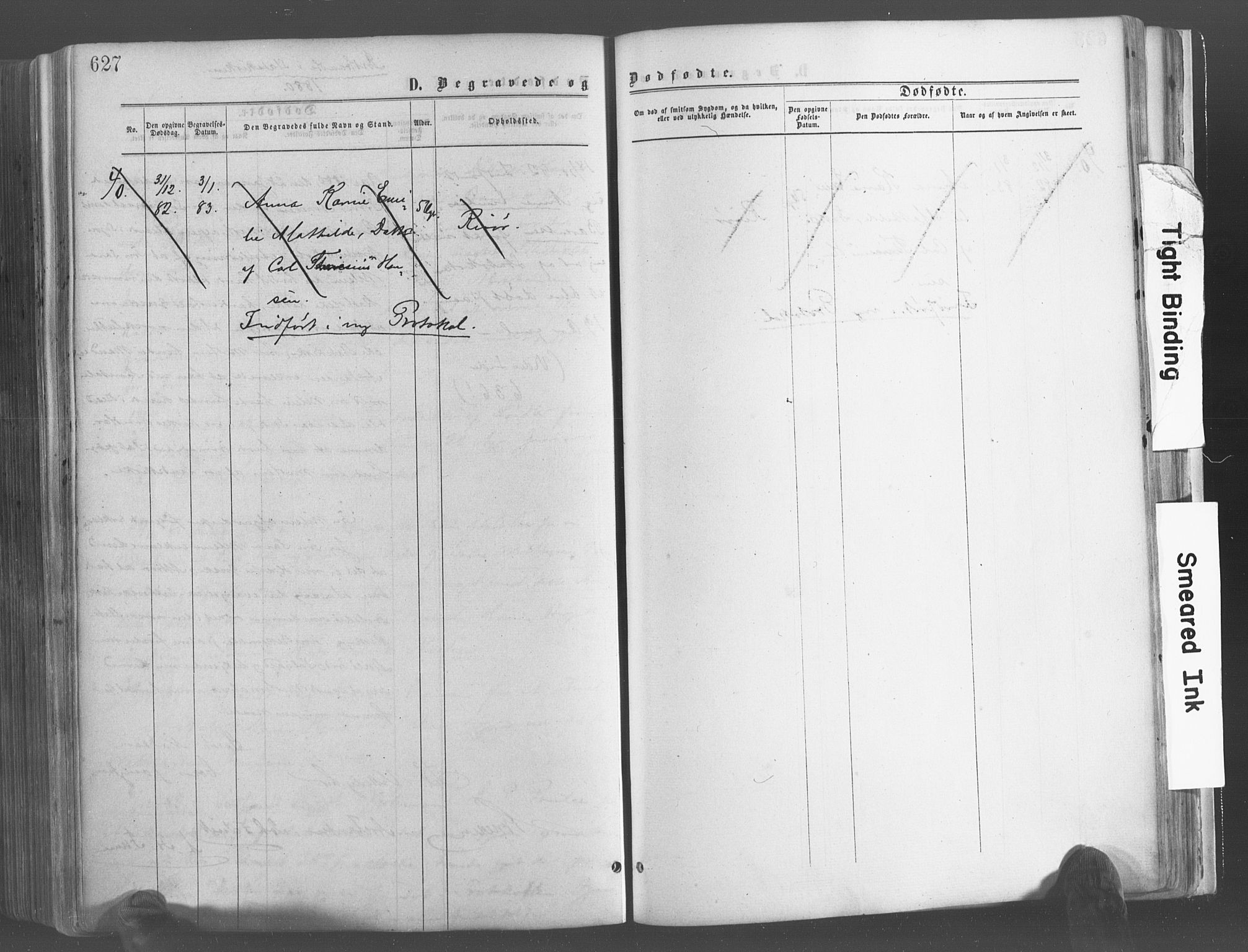 Risør sokneprestkontor, SAK/1111-0035/F/Fa/L0004: Ministerialbok nr. A 4, 1865-1882, s. 627