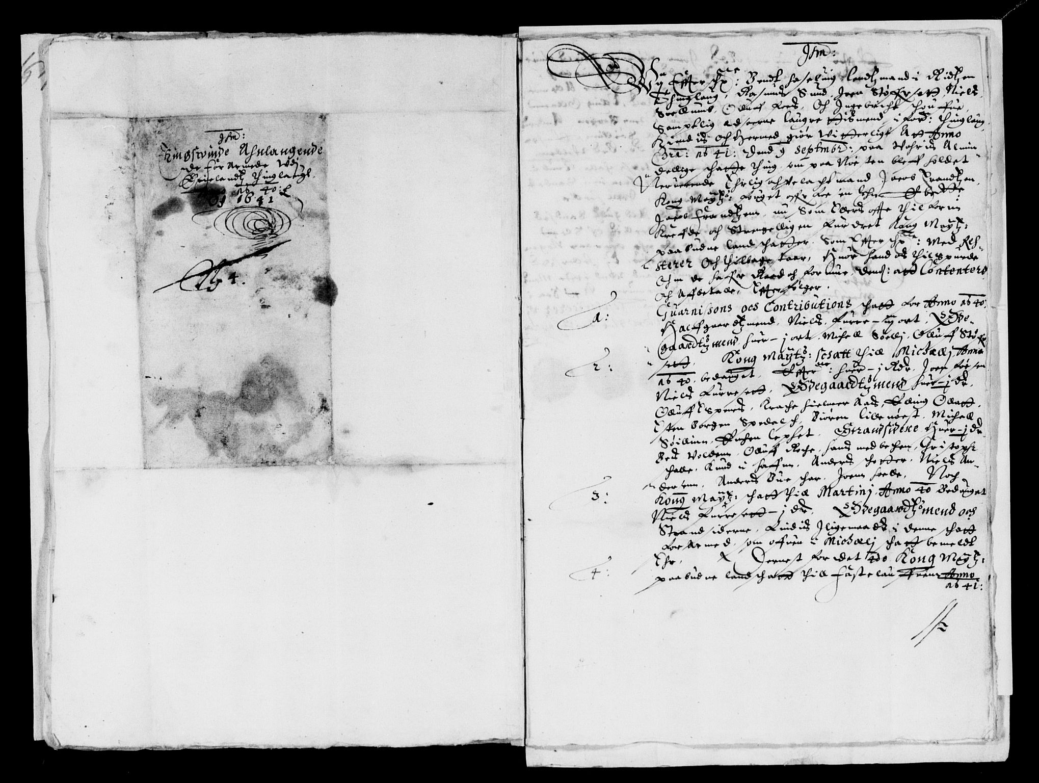 Rentekammeret inntil 1814, Reviderte regnskaper, Lensregnskaper, AV/RA-EA-5023/R/Rb/Rbw/L0069: Trondheim len, 1640-1641