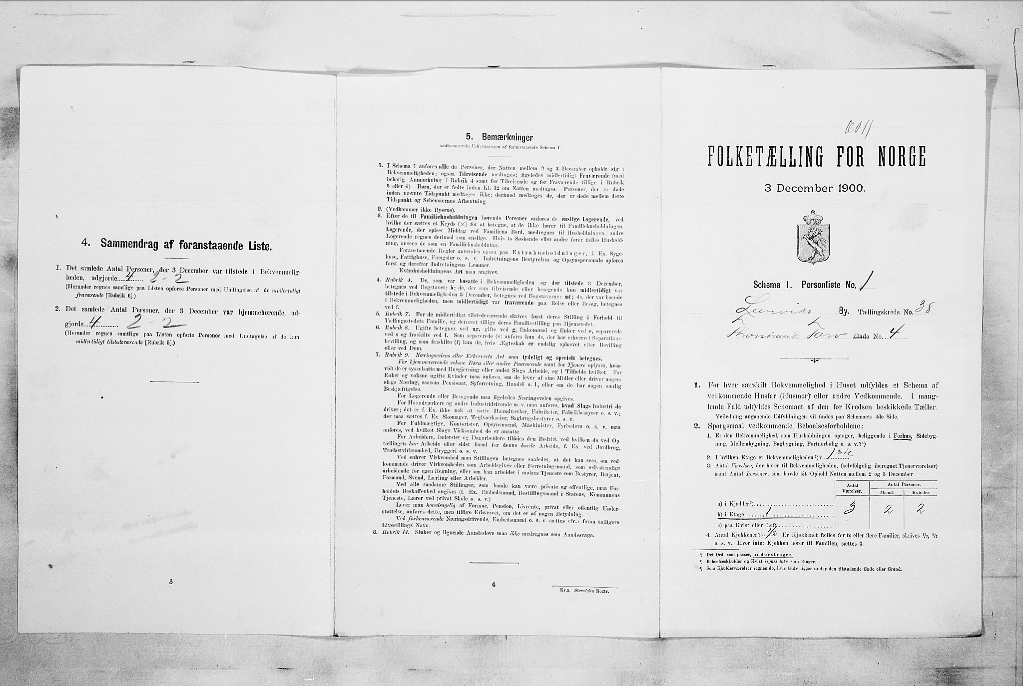 RA, Folketelling 1900 for 0707 Larvik kjøpstad, 1900, s. 5114