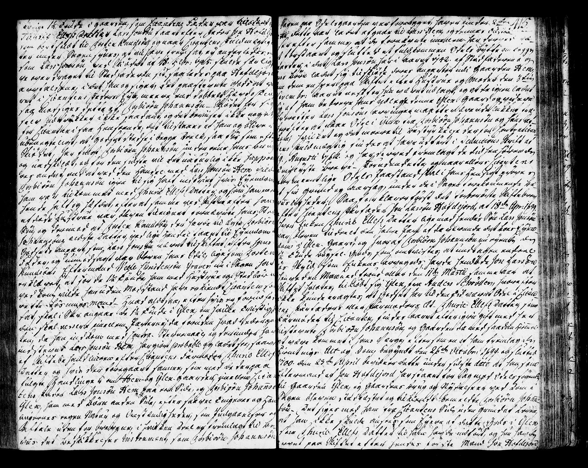 Nedre Telemark sorenskriveri, AV/SAKO-A-135/F/Fa/L0021: Tingbok, 1760-1763, s. 414b-415a