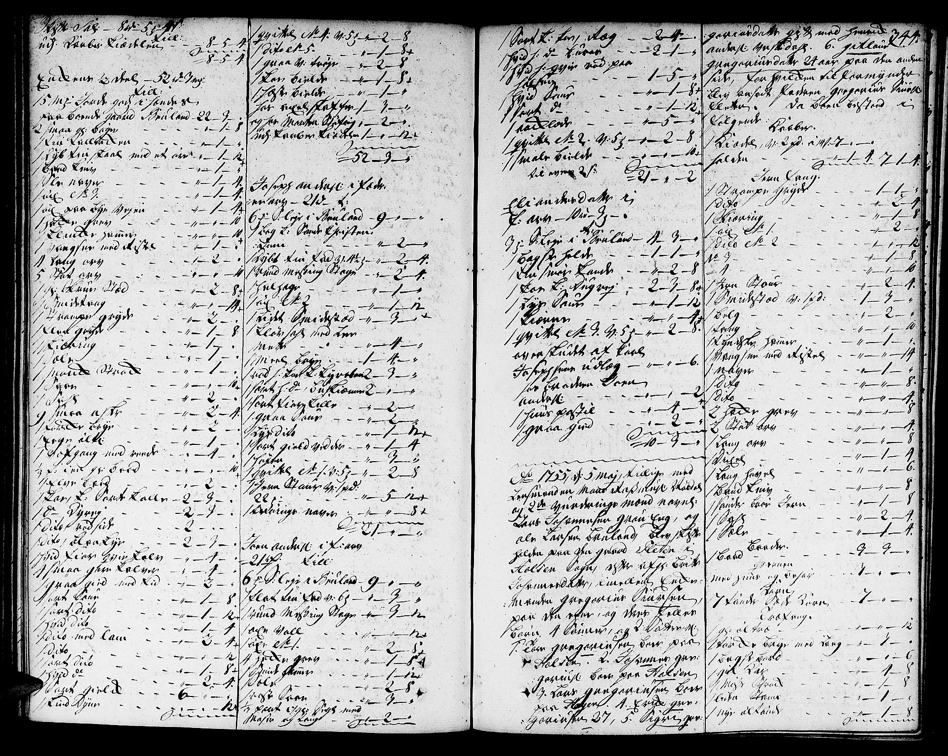 Sunnfjord tingrett, AV/SAB-A-3201/1/H/Ha/Hab/L0006: Skifteprotokoll, 1752-1767, s. 343b-344a