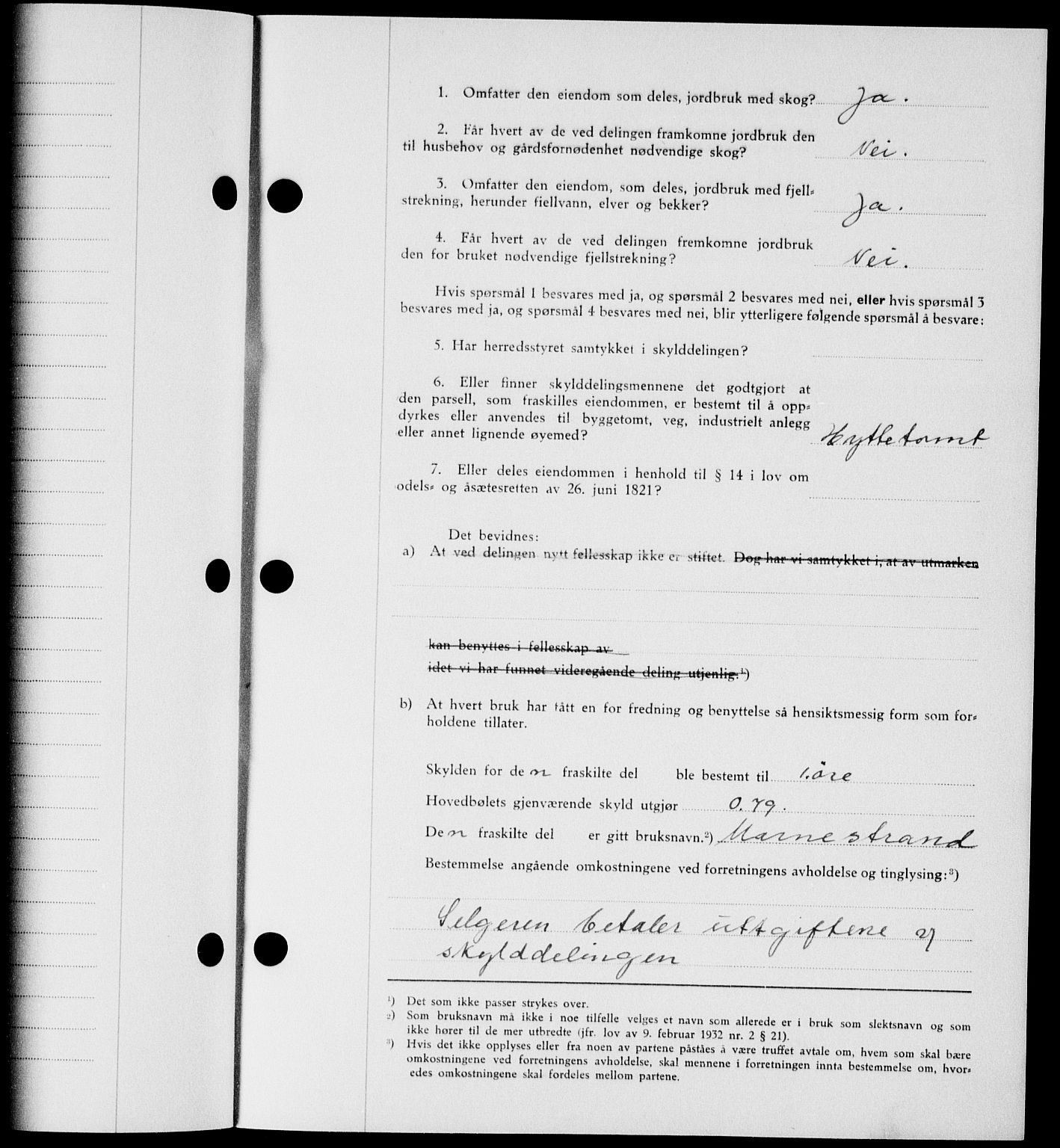 Onsøy sorenskriveri, SAO/A-10474/G/Ga/Gab/L0018: Pantebok nr. II A-18, 1946-1947, Dagboknr: 3209/1946