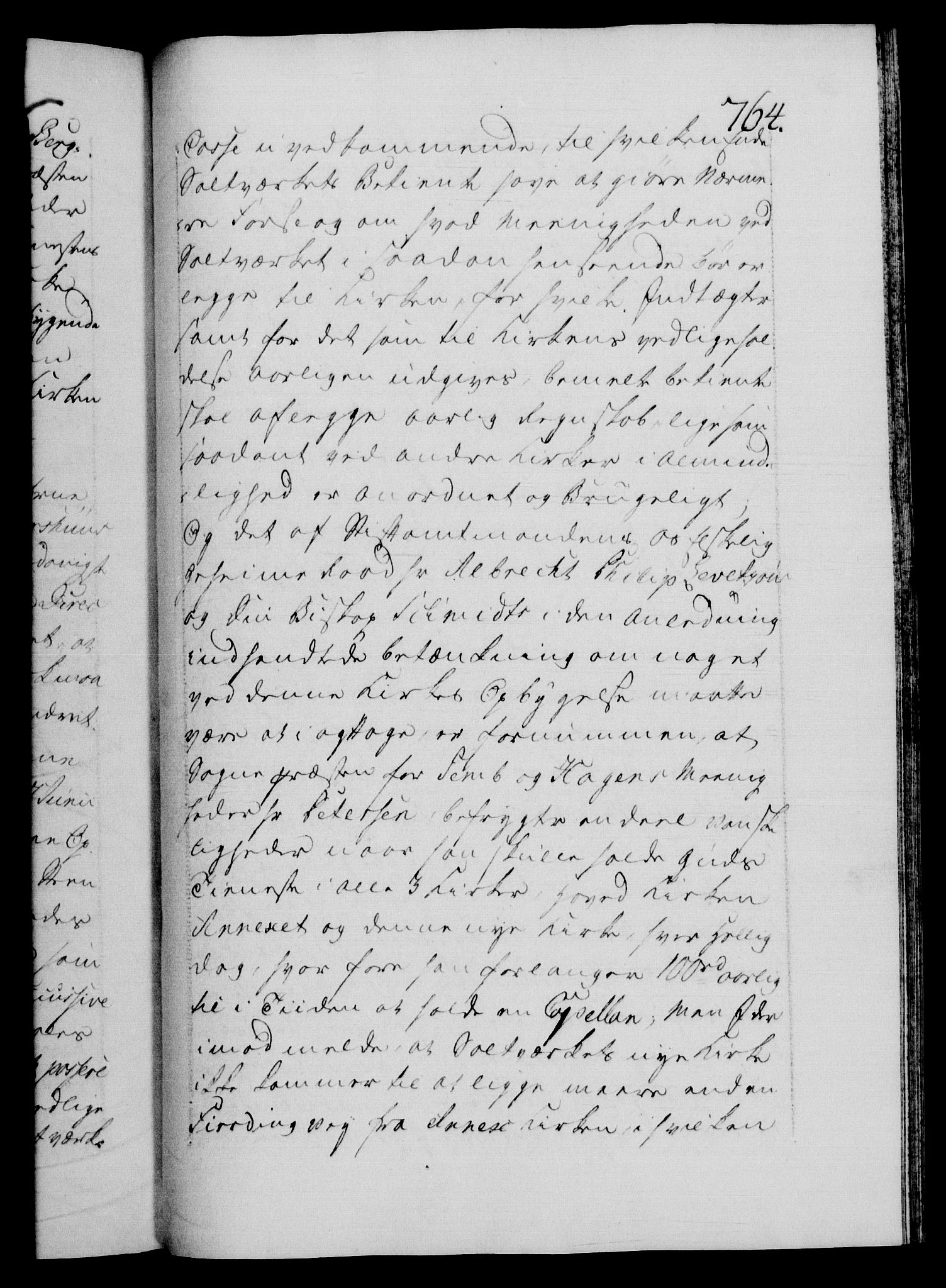 Danske Kanselli 1572-1799, AV/RA-EA-3023/F/Fc/Fca/Fcab/L0042: Norske tegnelser, 1777-1781, s. 764a