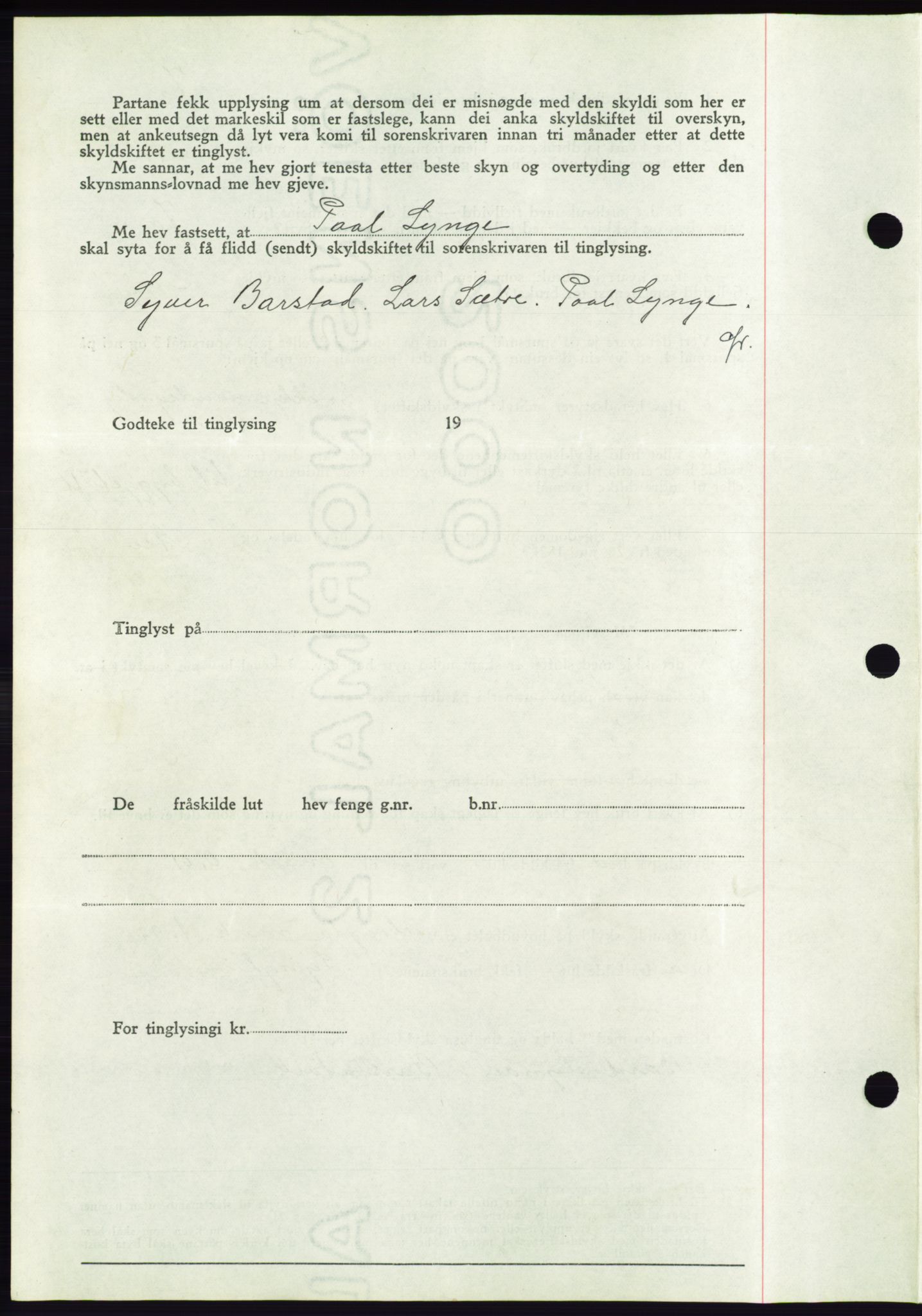 Søre Sunnmøre sorenskriveri, AV/SAT-A-4122/1/2/2C/L0067: Pantebok nr. 61, 1938-1939, Dagboknr: 513/1939