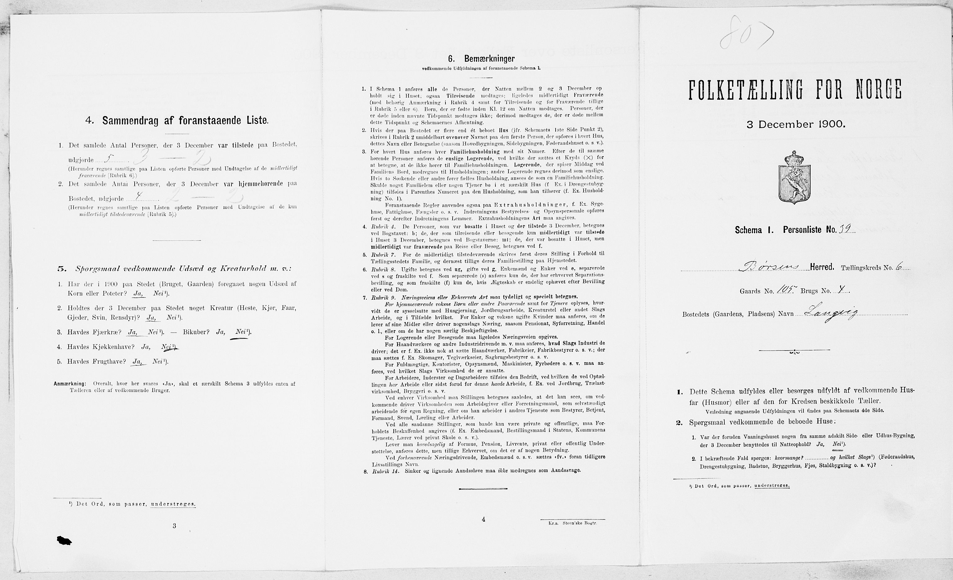 SAT, Folketelling 1900 for 1658 Børsa herred, 1900, s. 727