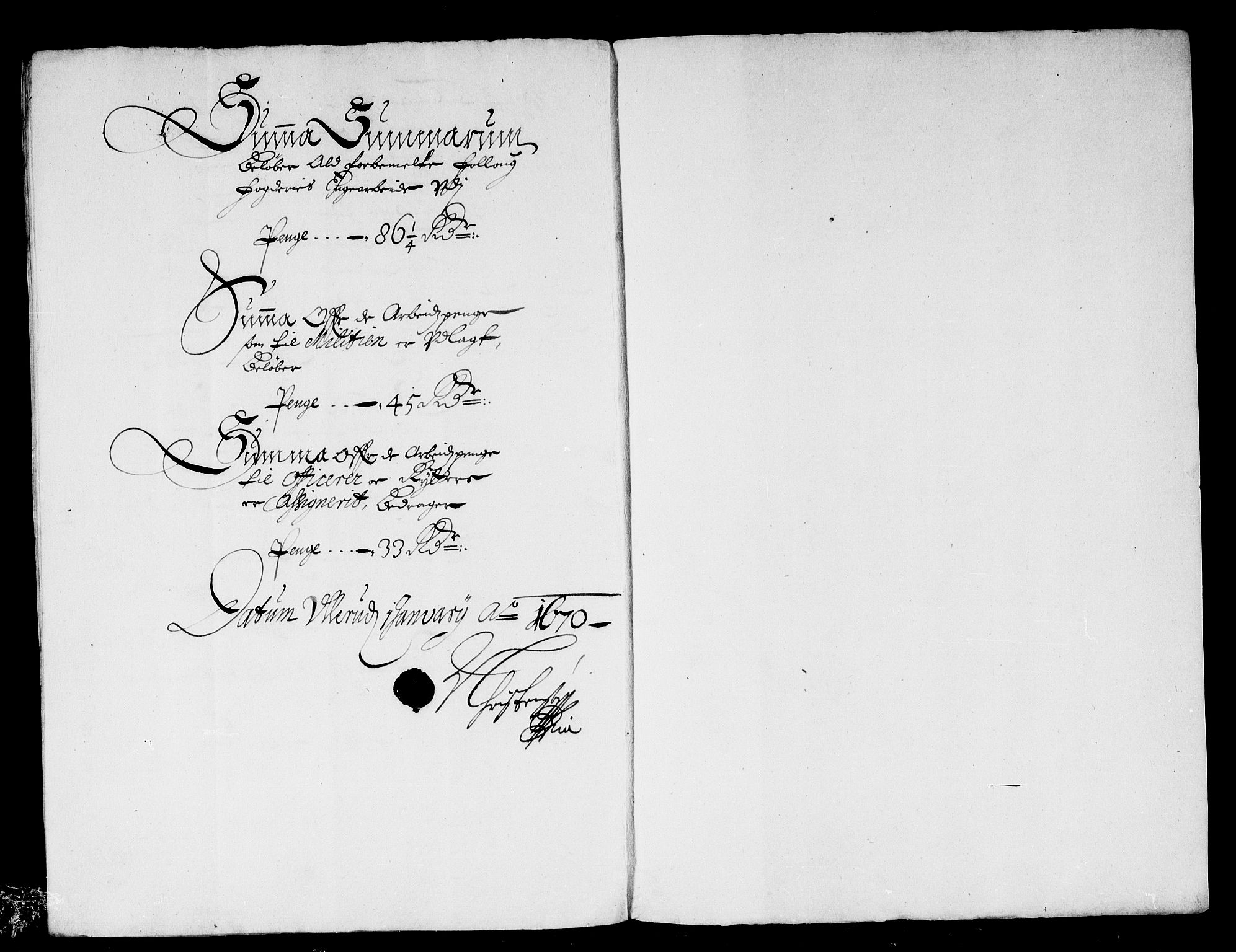 Rentekammeret inntil 1814, Reviderte regnskaper, Stiftamtstueregnskaper, Landkommissariatet på Akershus og Akershus stiftamt, RA/EA-5869/R/Rb/L0057: Akershus stiftamt, 1669