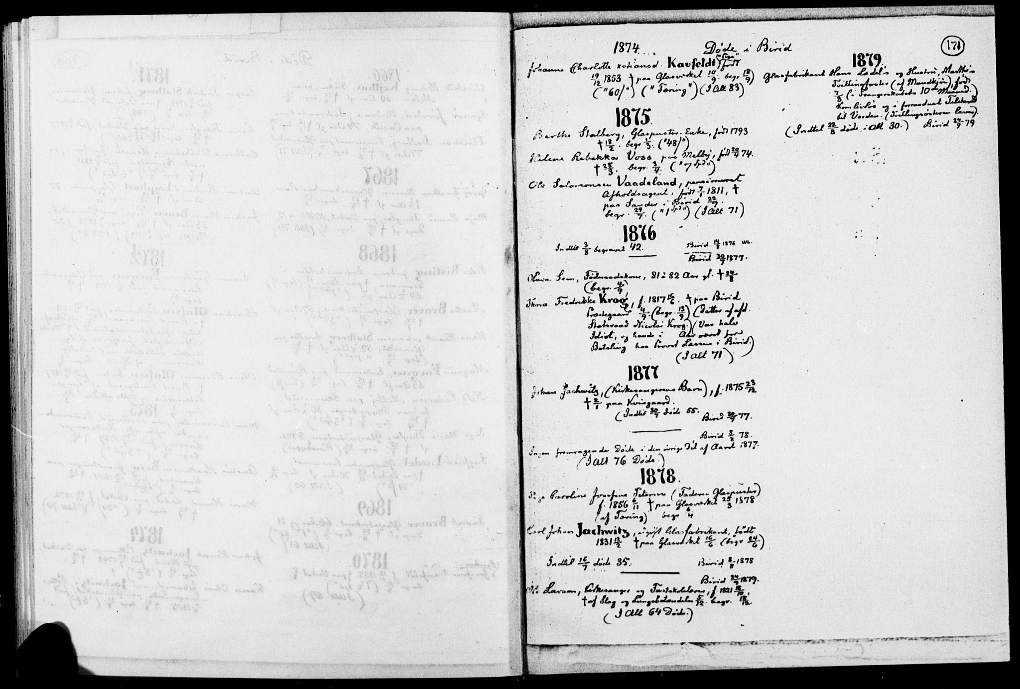 Lassens samlinger, RA/PA-0051/F/Fc: Ministerialbok nr. L0081, 1730-1879, s. 171