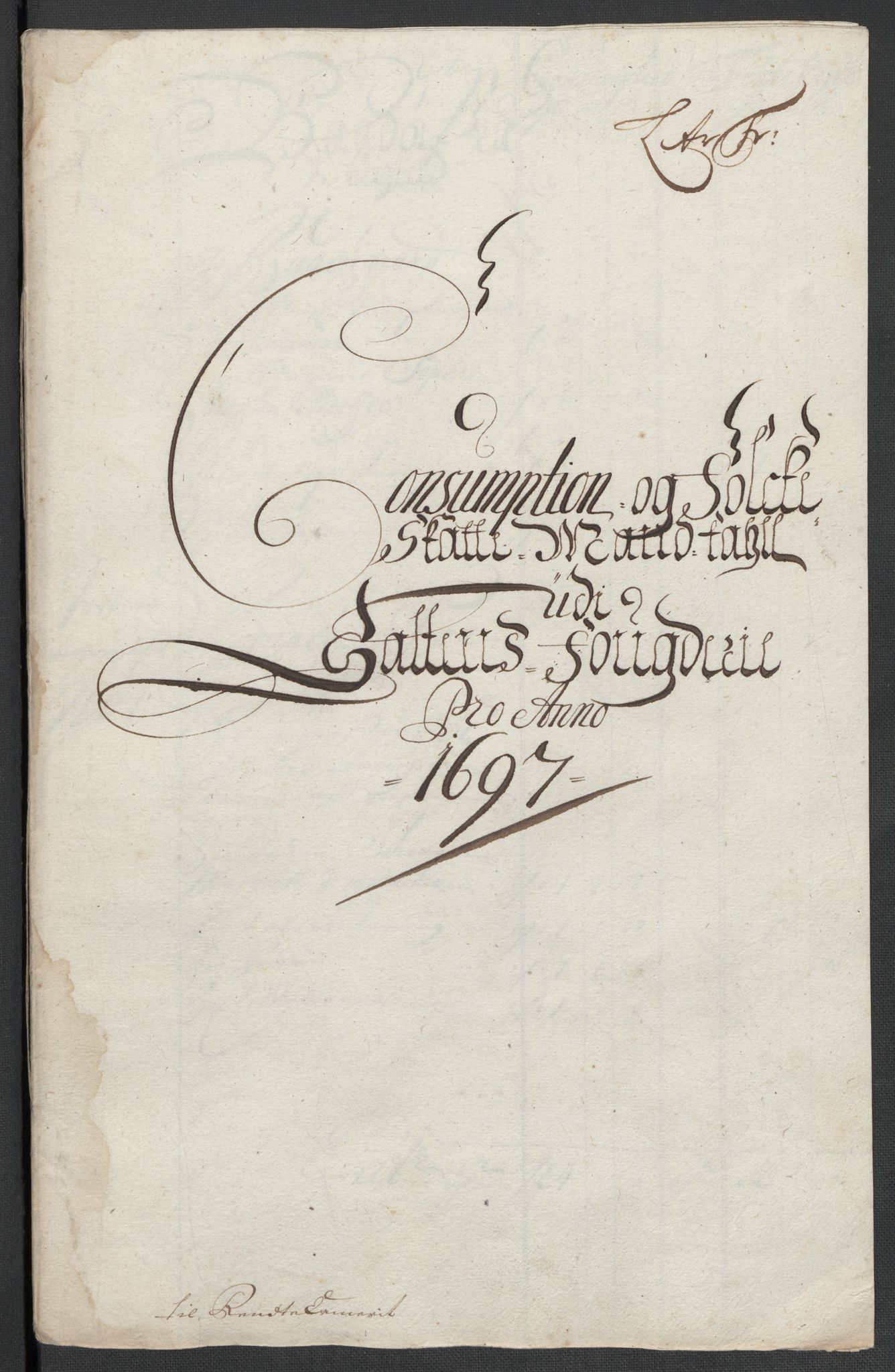 Rentekammeret inntil 1814, Reviderte regnskaper, Fogderegnskap, RA/EA-4092/R66/L4579: Fogderegnskap Salten, 1697-1700, s. 65