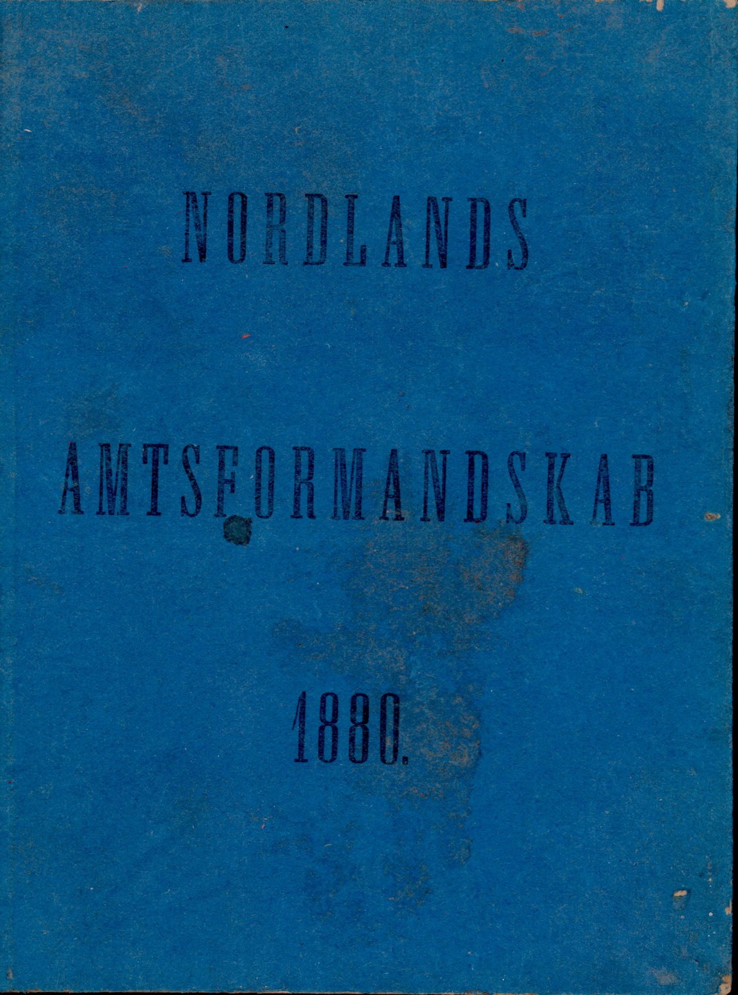 Nordland Fylkeskommune. Fylkestinget, AIN/NFK-17/176/A/Ac/L0013: Fylkestingsforhandlinger 1880, 1880
