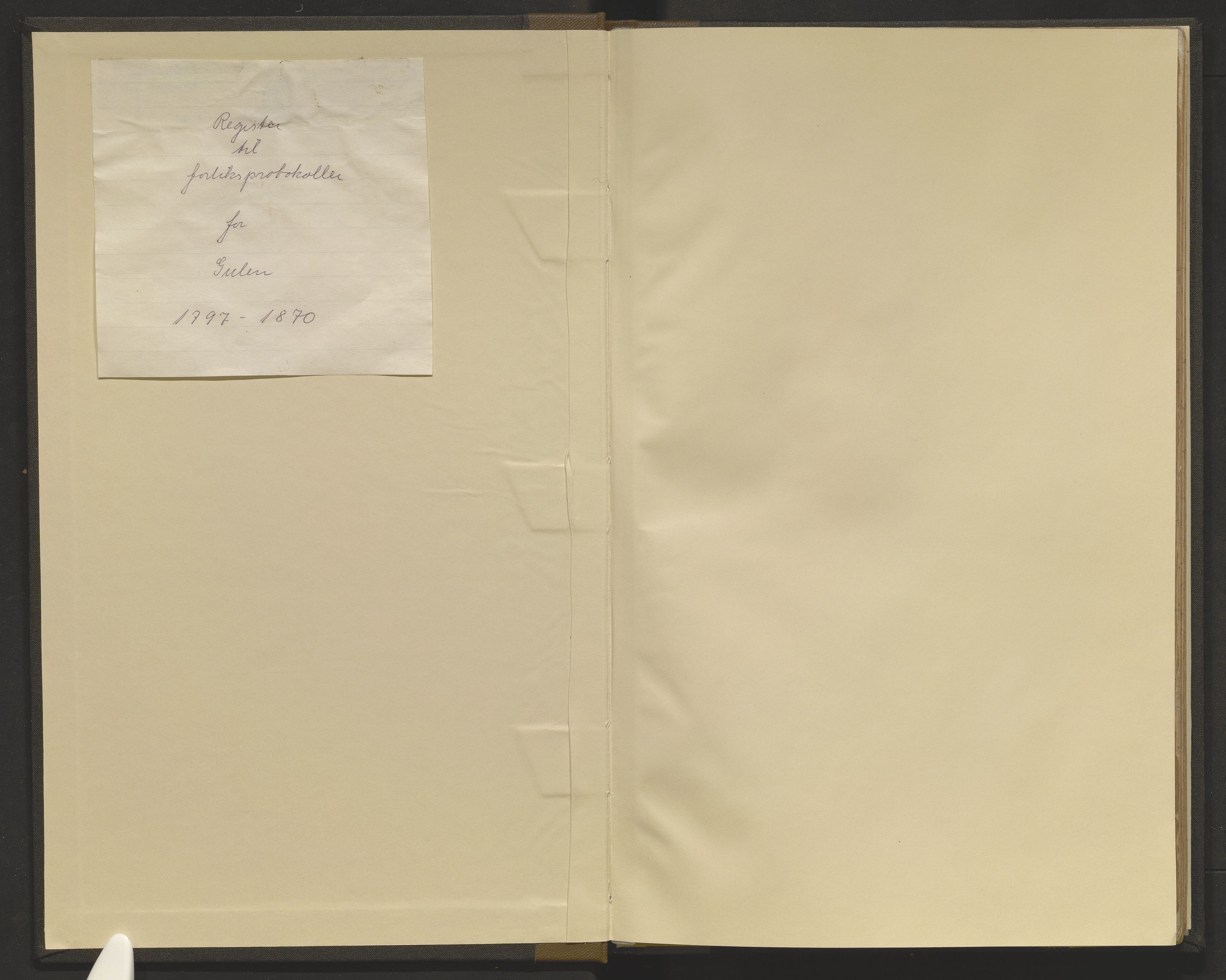 Gulen forliksråd, SAB/A-24101/F/L0001: Dagbok, 1797-1924
